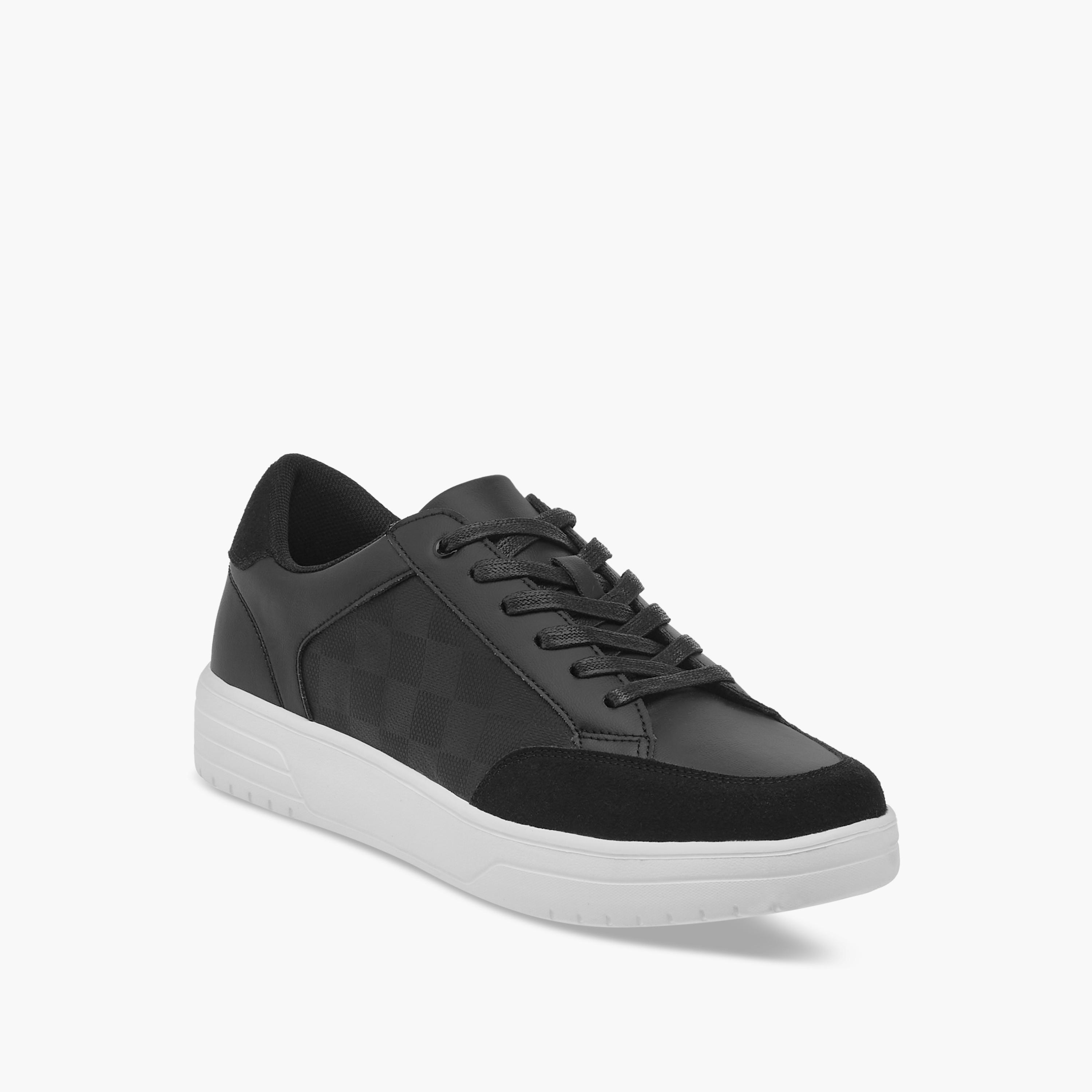 LBL by Shoexpress Panelled Lace-Up Sneakers-men-shoes-sneakers-image-2