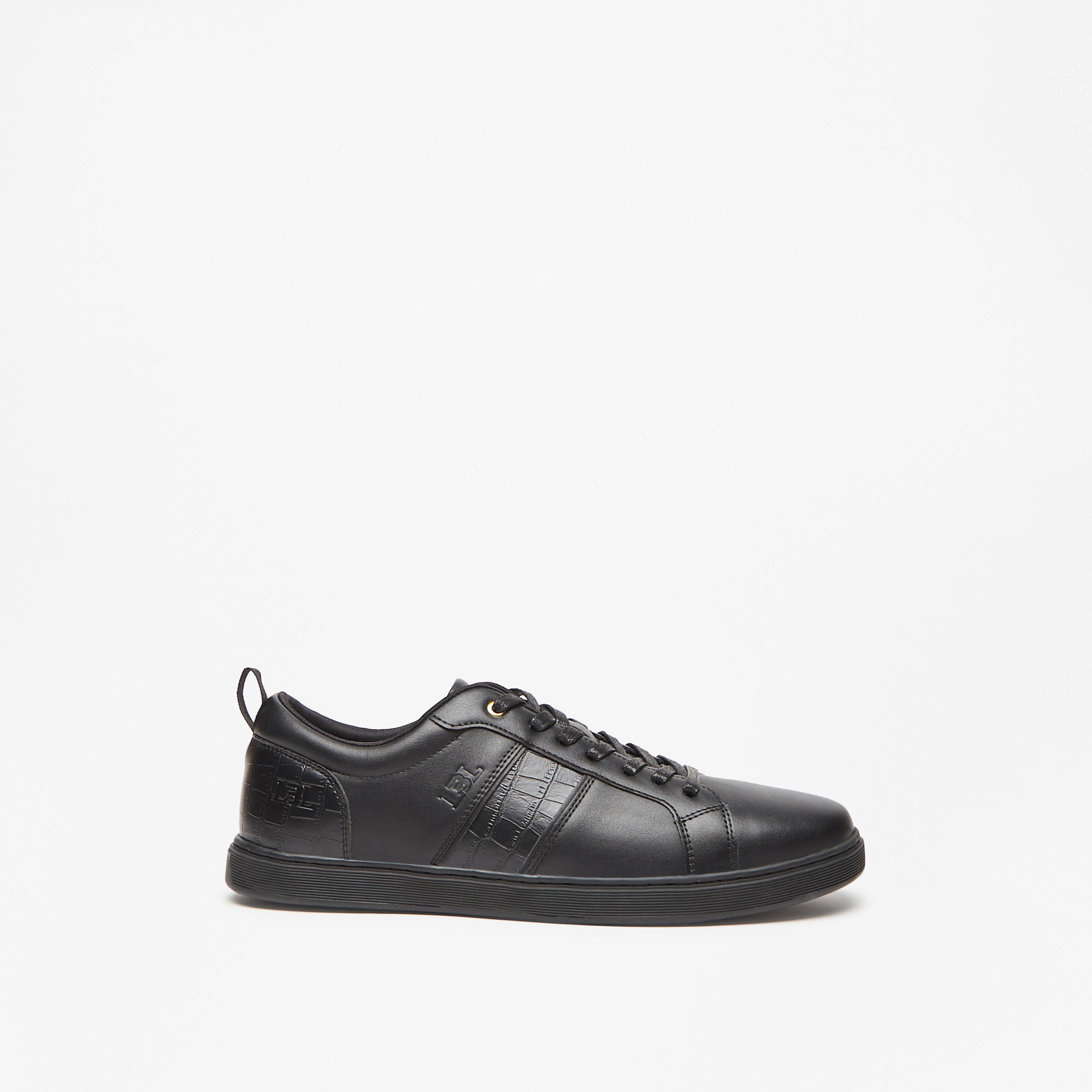 LBL by Shoexpress Men's Textured Lace-Up Sneakers-men-shoes-sneakers-image-3