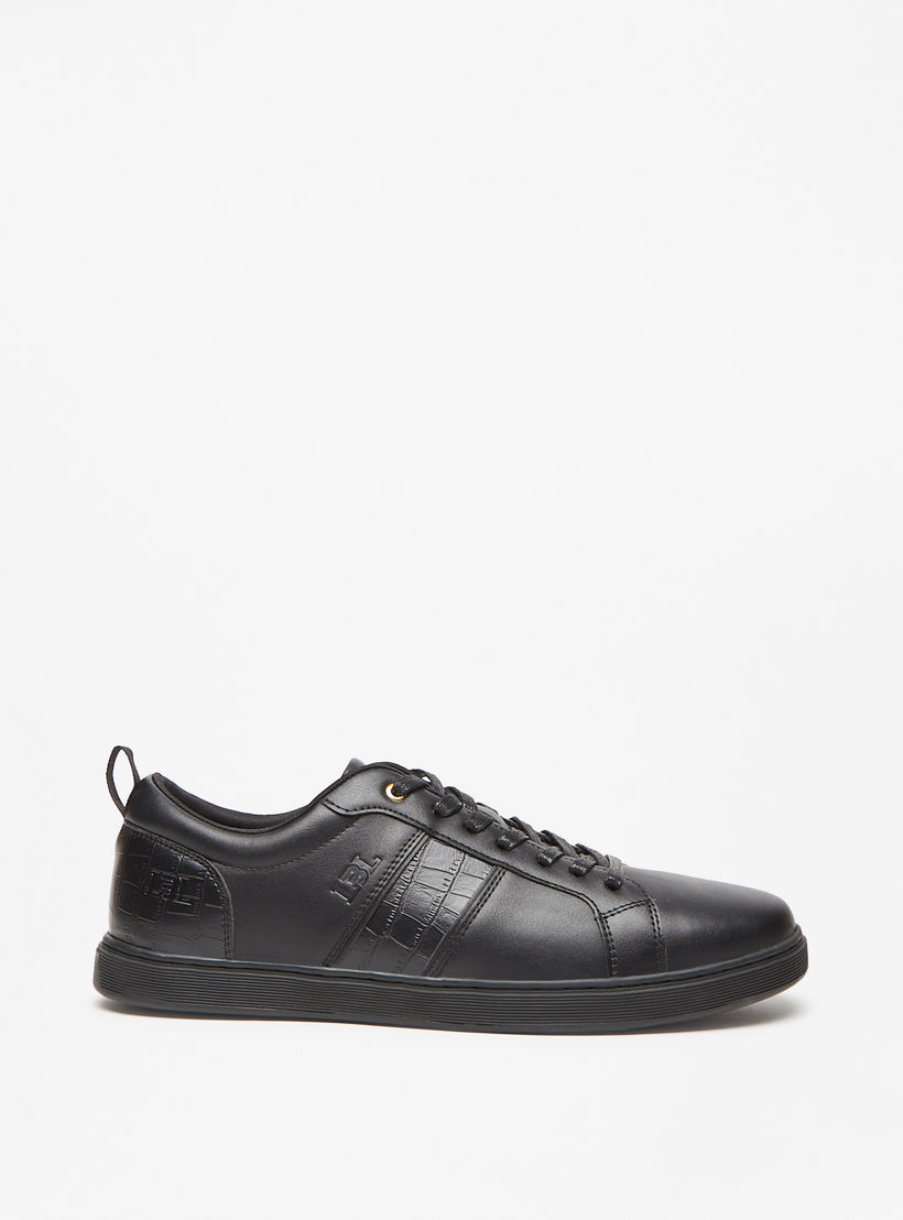 LBL by Shoexpress Men's Textured Lace-Up Sneakers-men-shoes-sneakers-image-3