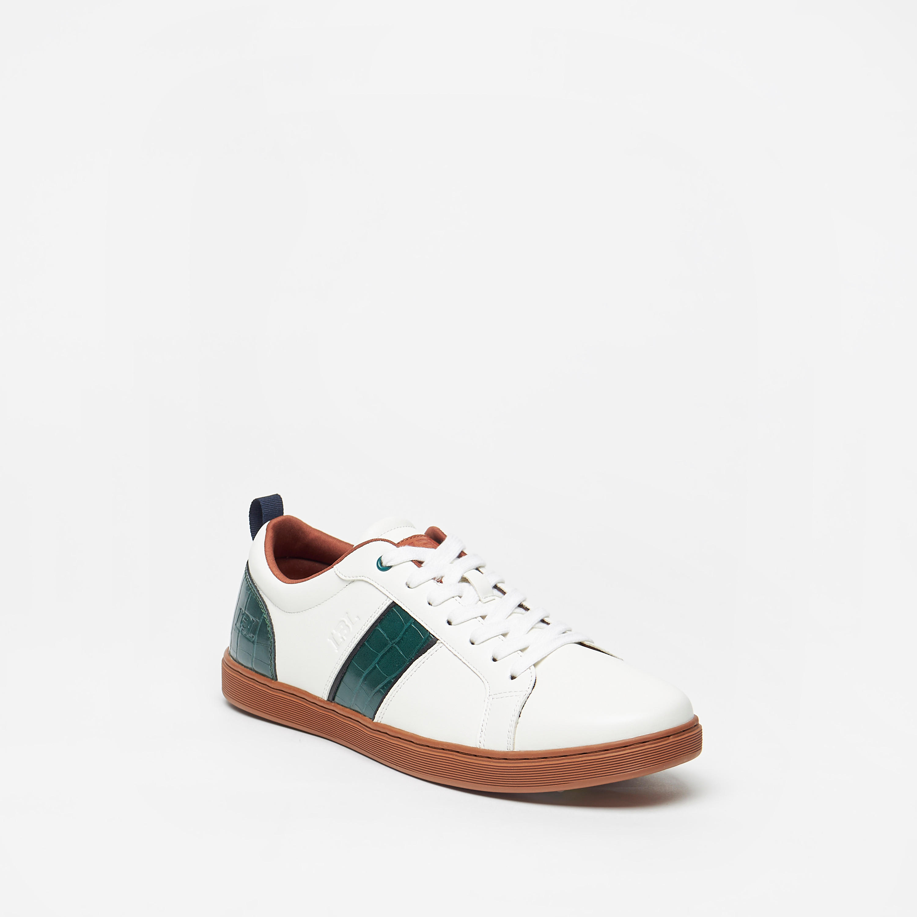 حذاء سنيكرز بارز الملمس برباط للرجال من إل بي إل من شوإكسبريس-men-shoes-sneakers-image-6