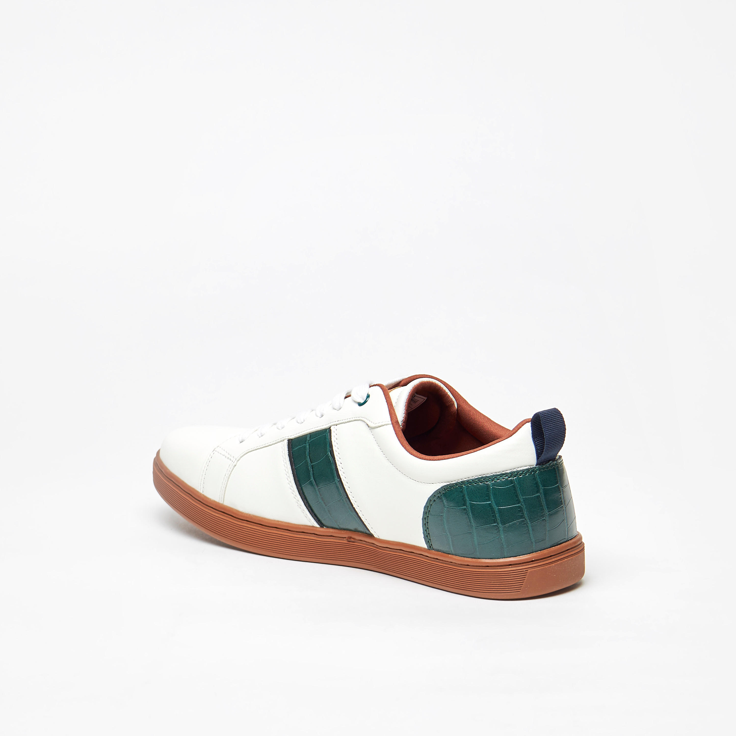 حذاء سنيكرز بارز الملمس برباط للرجال من إل بي إل من شوإكسبريس-men-shoes-sneakers-image-7