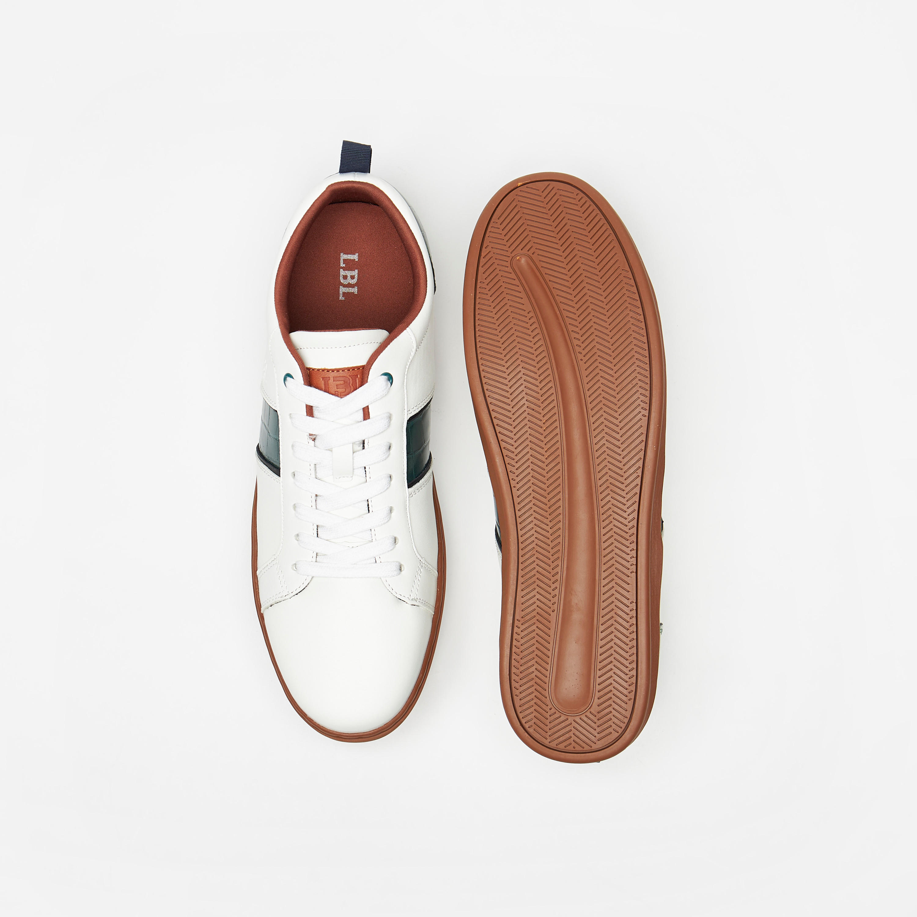 حذاء سنيكرز بارز الملمس برباط للرجال من إل بي إل من شوإكسبريس-men-shoes-sneakers-image-9
