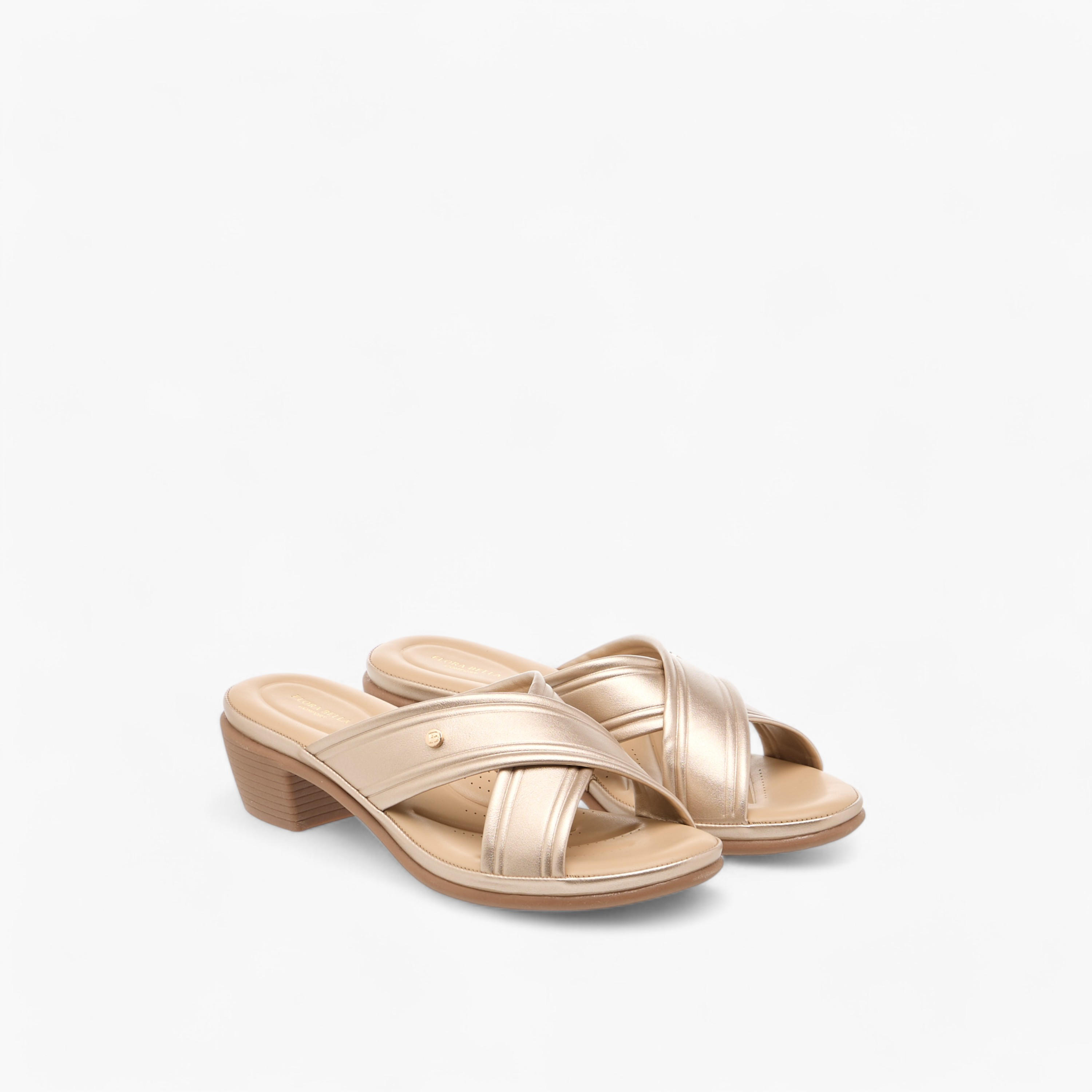 Flora Bella Cross Strap Slip-On Comfort Sandals with Block Heel-women-shoes-sandals-heeled-image-1