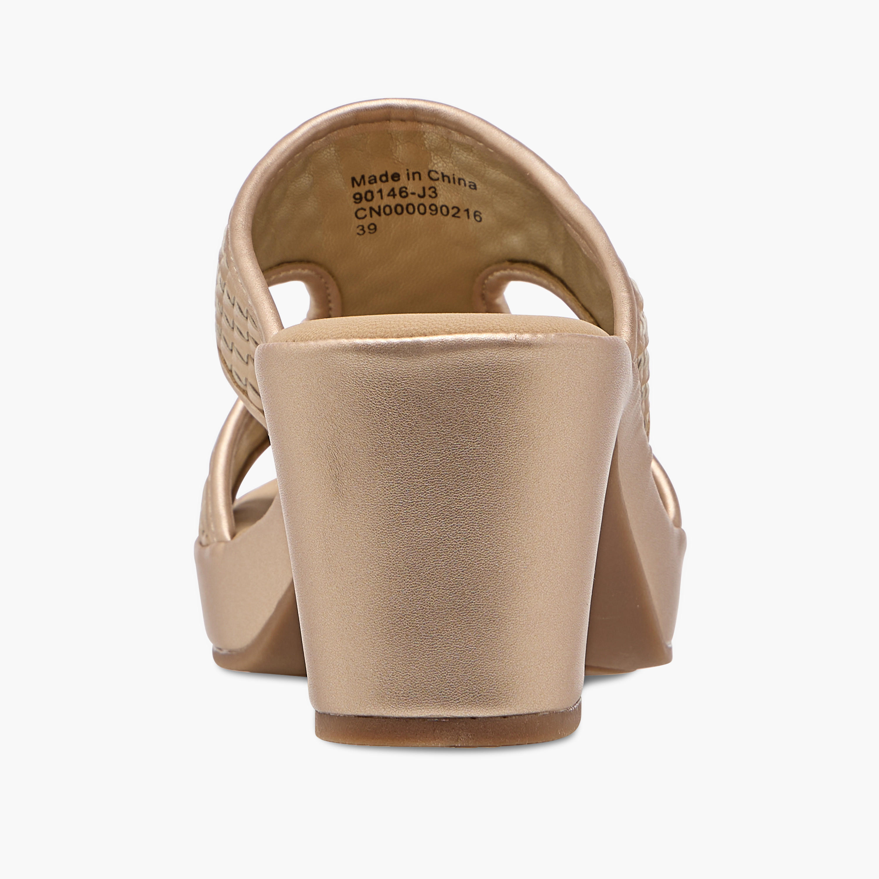 Flora Bella Textured Slip-On Sandals with Block Heels-women-shoes-sandals-heeled-image-4