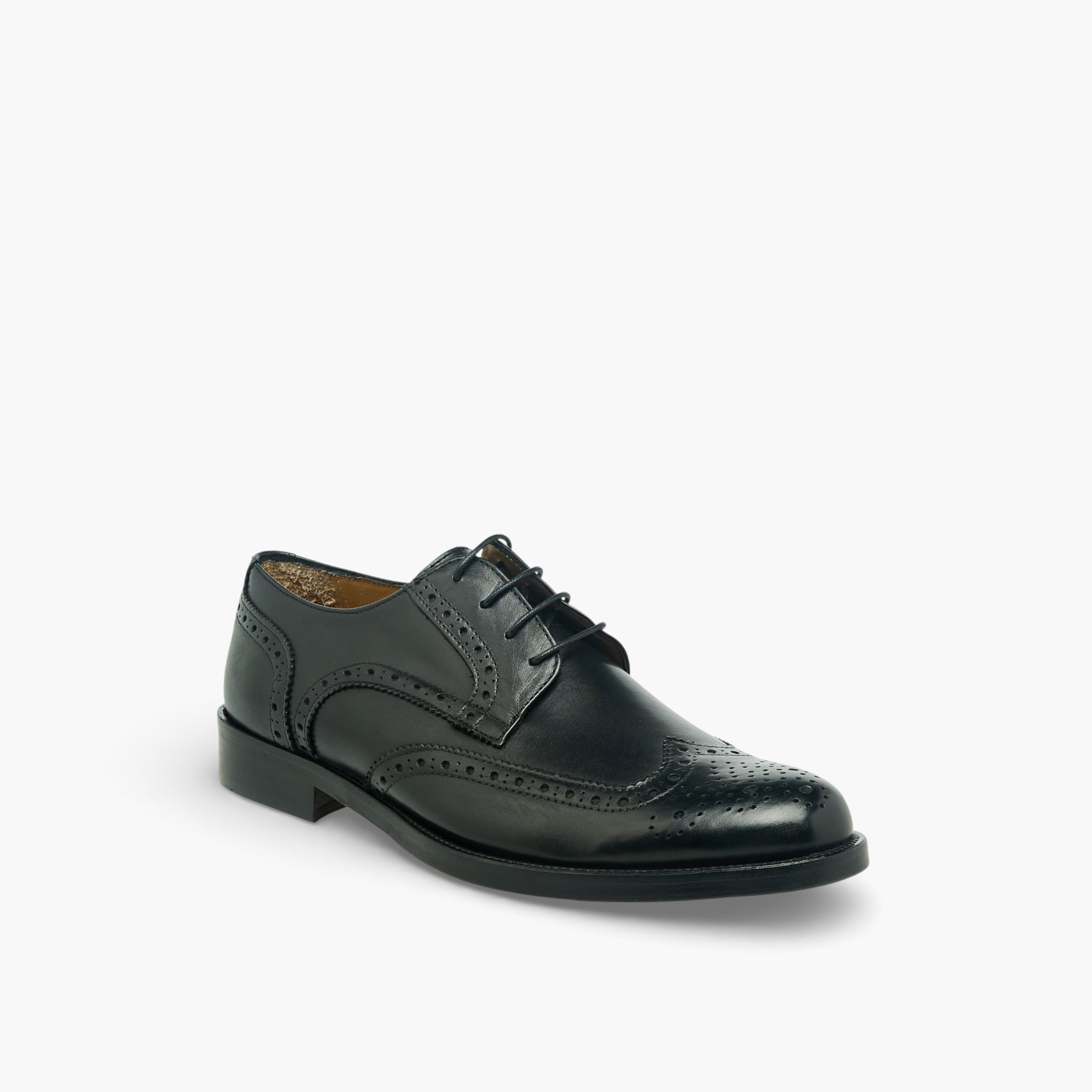 Duchini Men Genuine Leather Lace-Up Derby Shoes-men-shoes-formalshoes-image-2