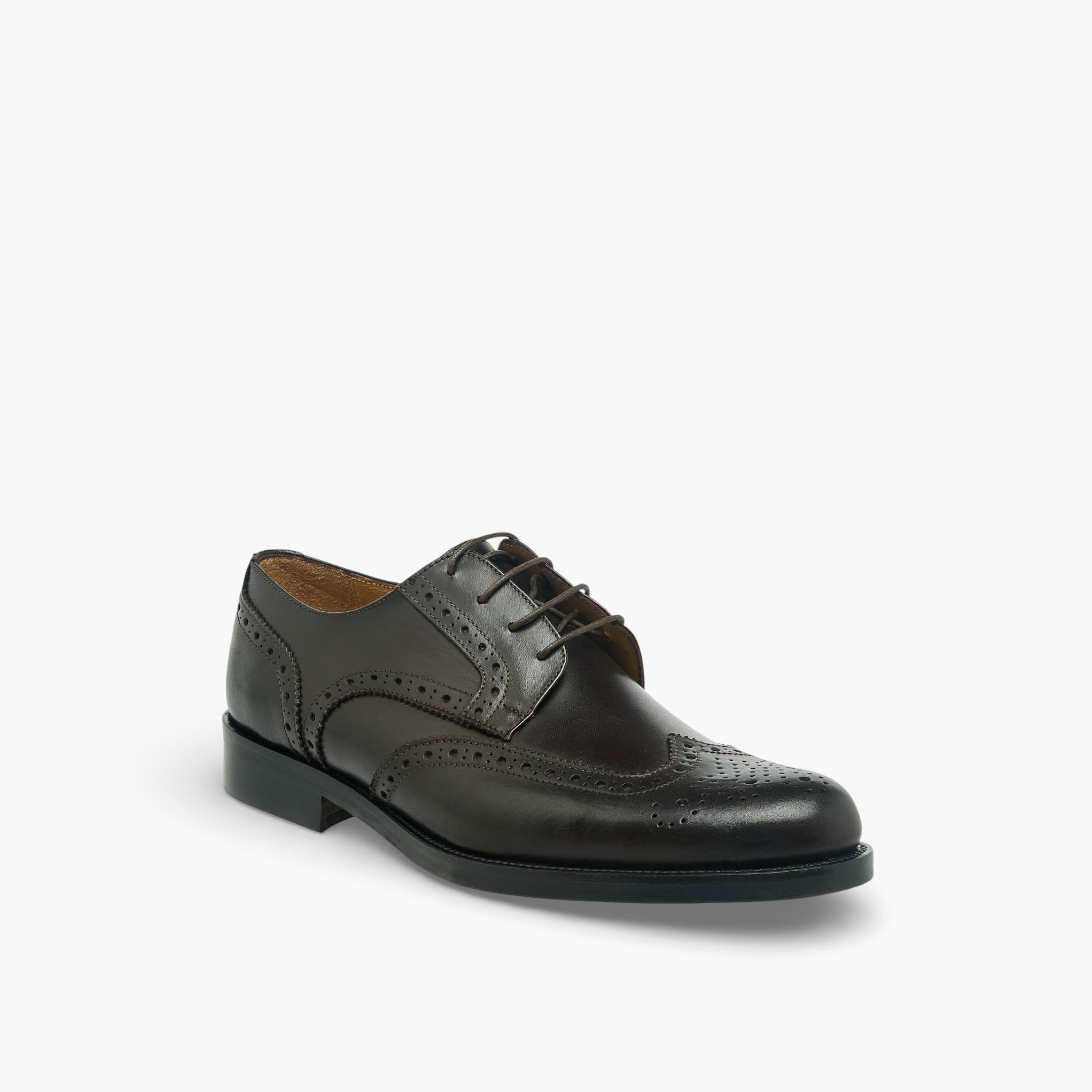 Duchini Men Genuine Leather Lace-Up Derby Shoes-men-shoes-formalshoes-image-2