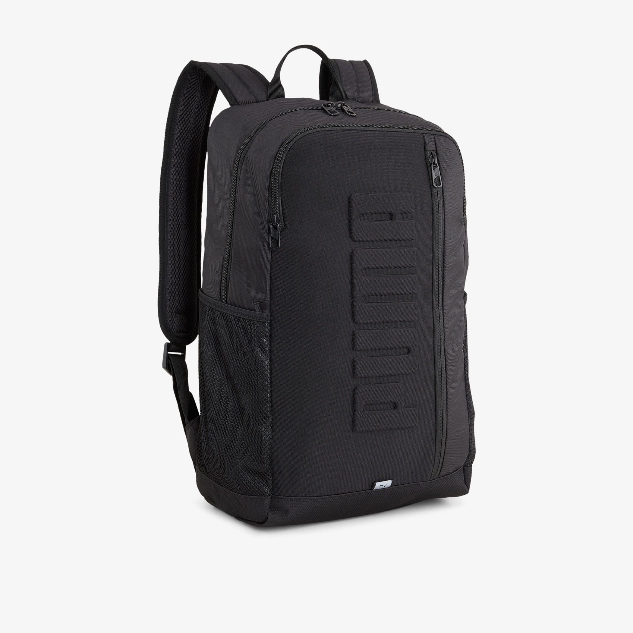 Puma Logo Detail Backpack with Adjustable Shoulder Straps and Zip Closure-school-bagsandbackpacks-backpacks-image-1