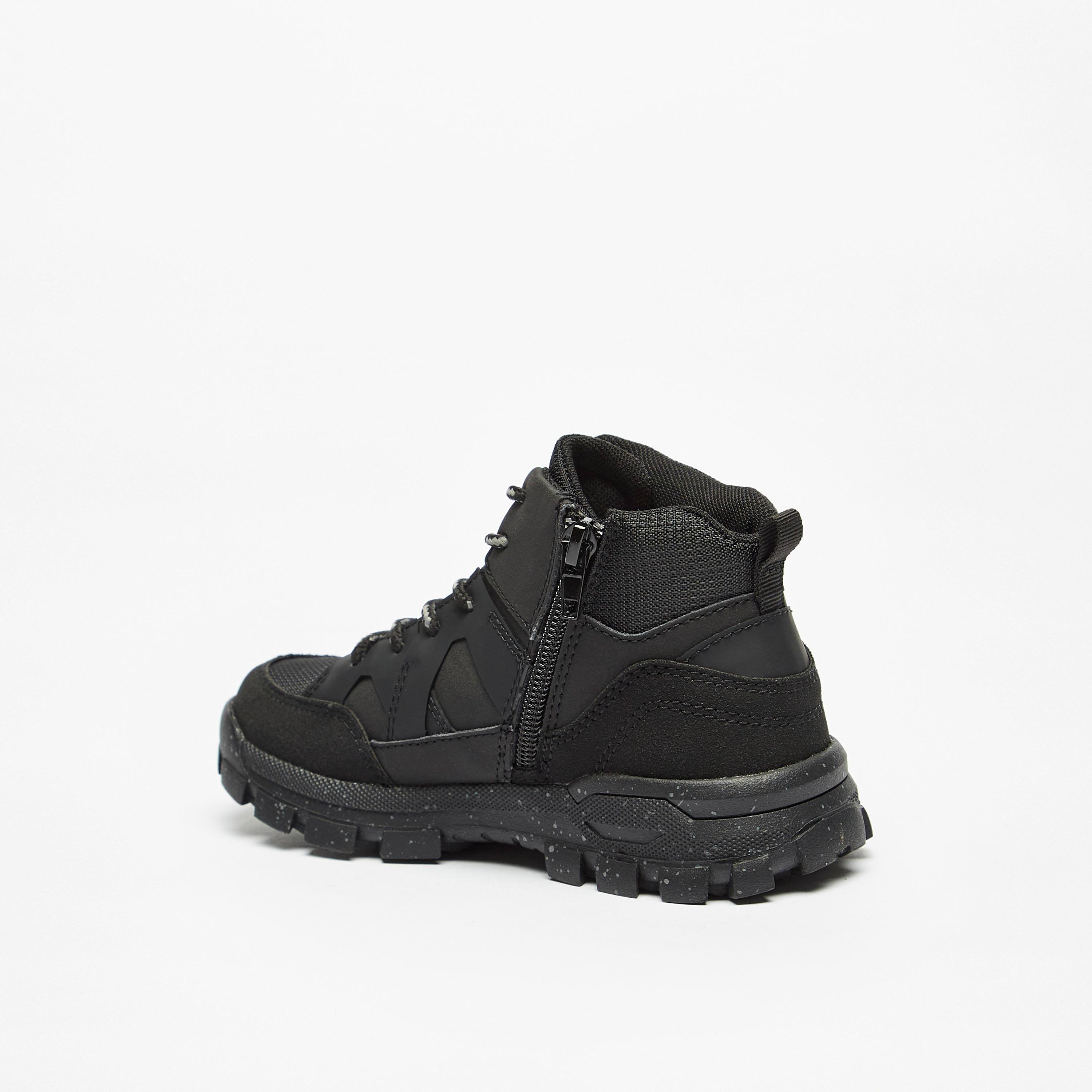 بوت كاحل بارز الملمس بسحاب إغلاق للأولاد من مستر دوتشيني-boys-shoes-boots-image-2
