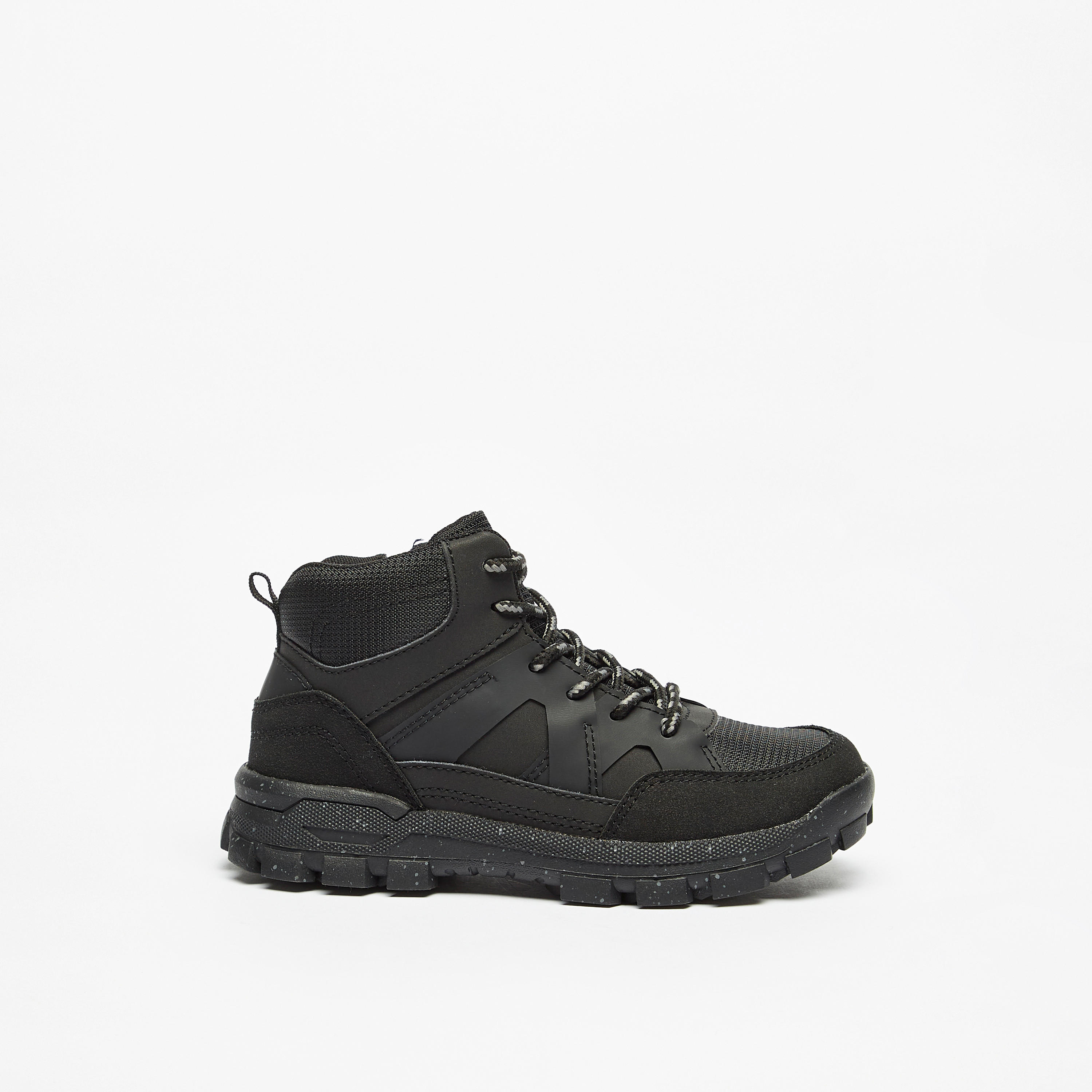 بوت كاحل بارز الملمس بسحاب إغلاق للأولاد من مستر دوتشيني-boys-shoes-boots-image-3