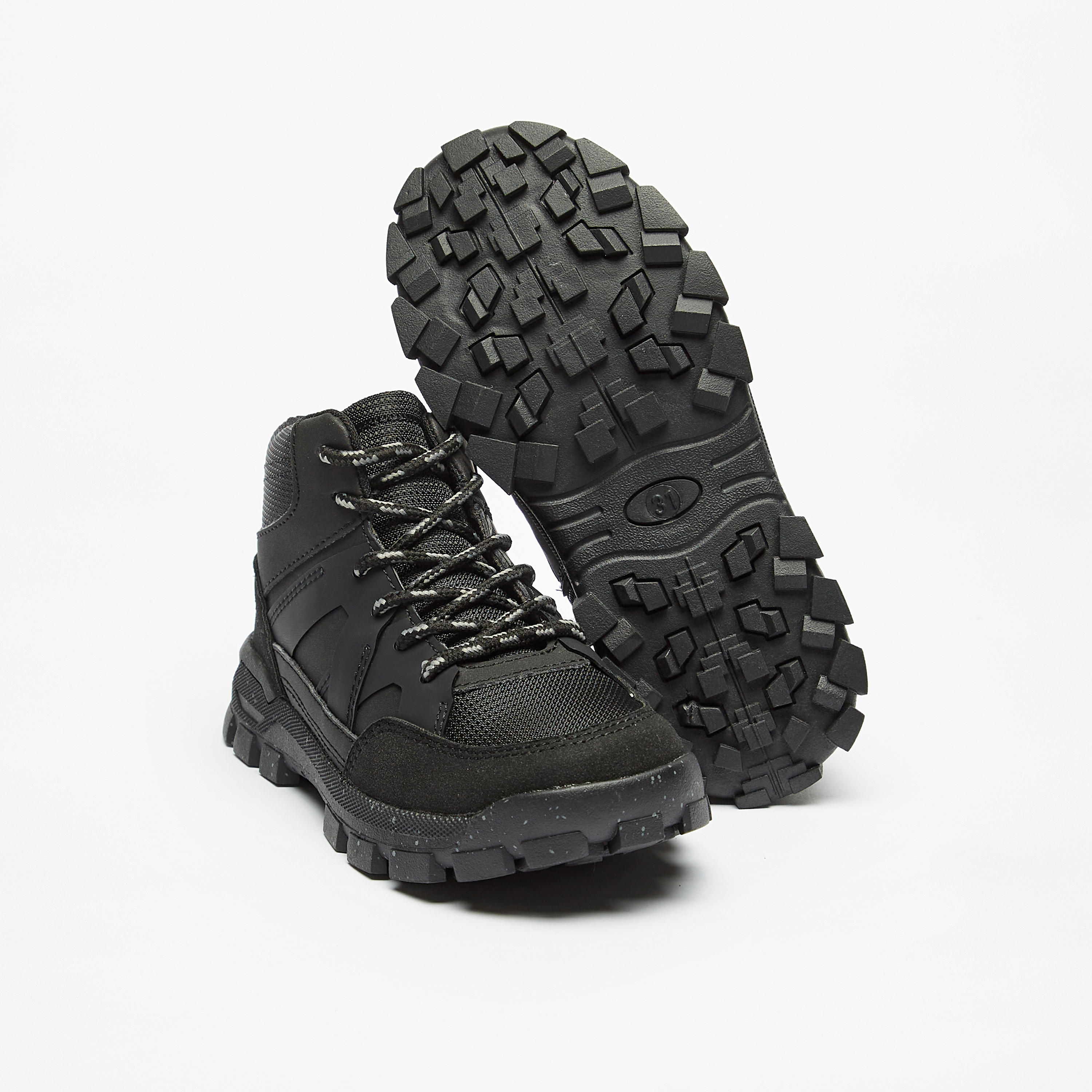 بوت كاحل بارز الملمس بسحاب إغلاق للأولاد من مستر دوتشيني-boys-shoes-boots-image-4
