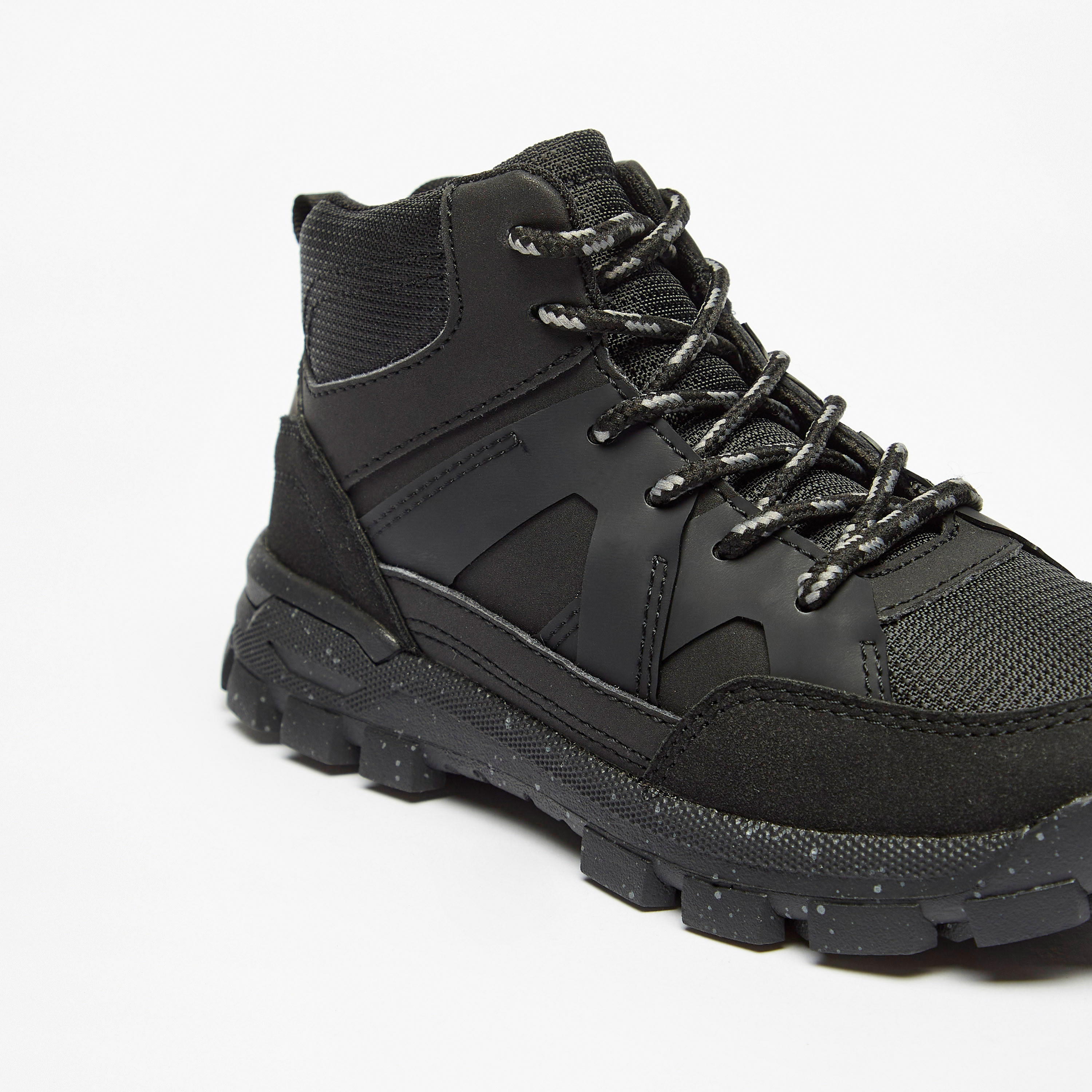 بوت كاحل بارز الملمس بسحاب إغلاق للأولاد من مستر دوتشيني-boys-shoes-boots-image-5
