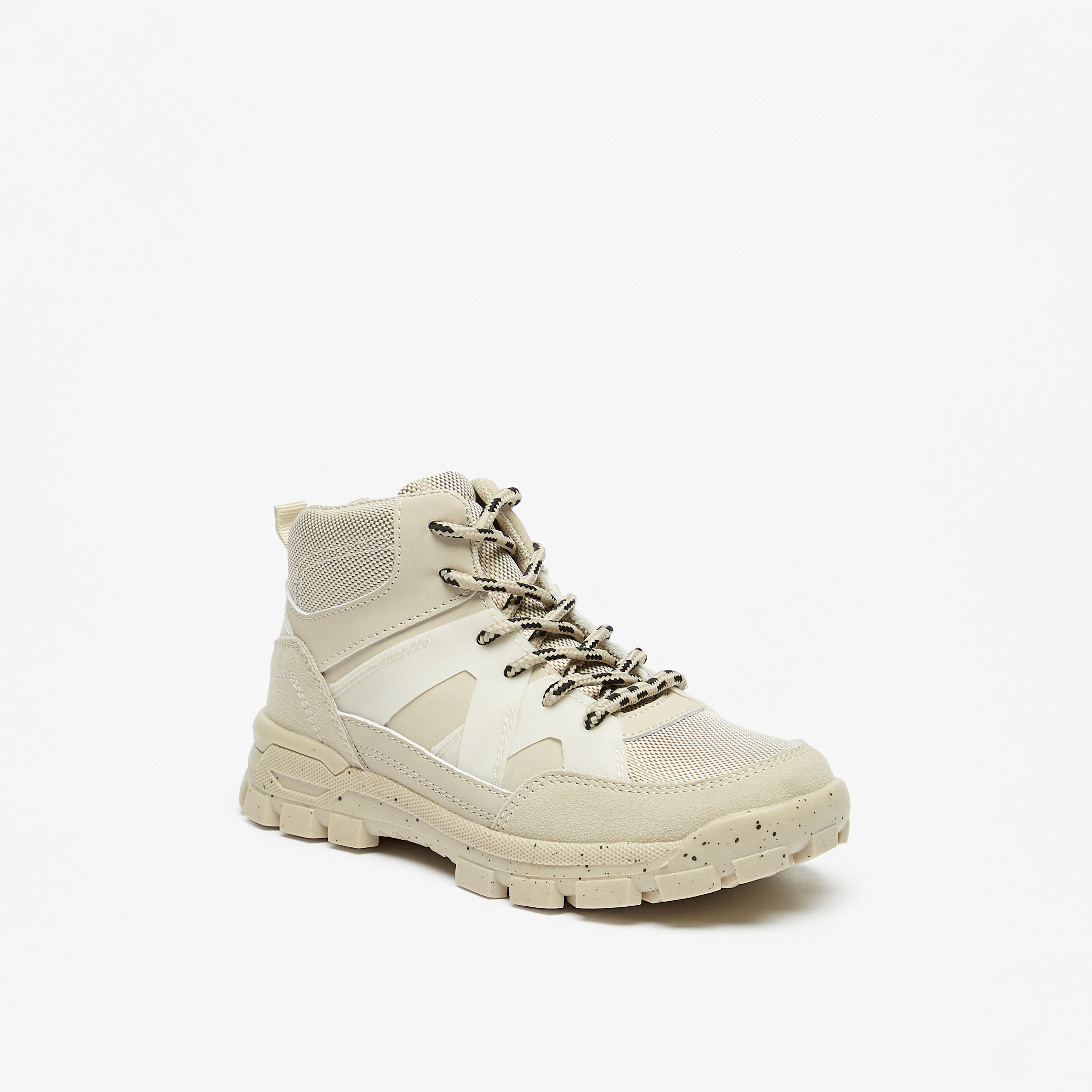 Mister Duchini Boys' Textured Ankle Boots with Zip Closure-boys-shoes-boots-image-1