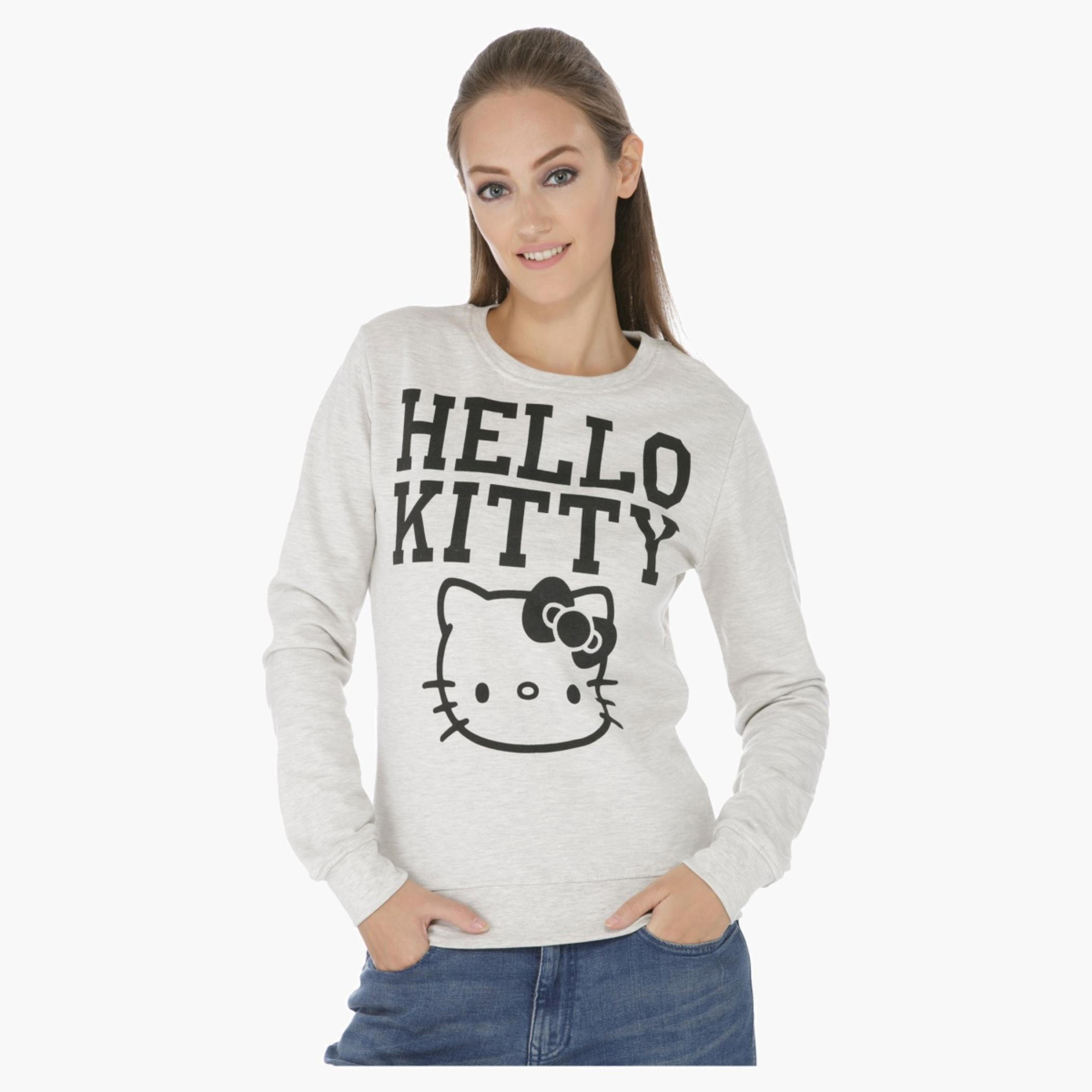 Hello Kitty Sweat Shirt-women-winterwear-hoodiesandsweatshirts-sweatshirts-image-1