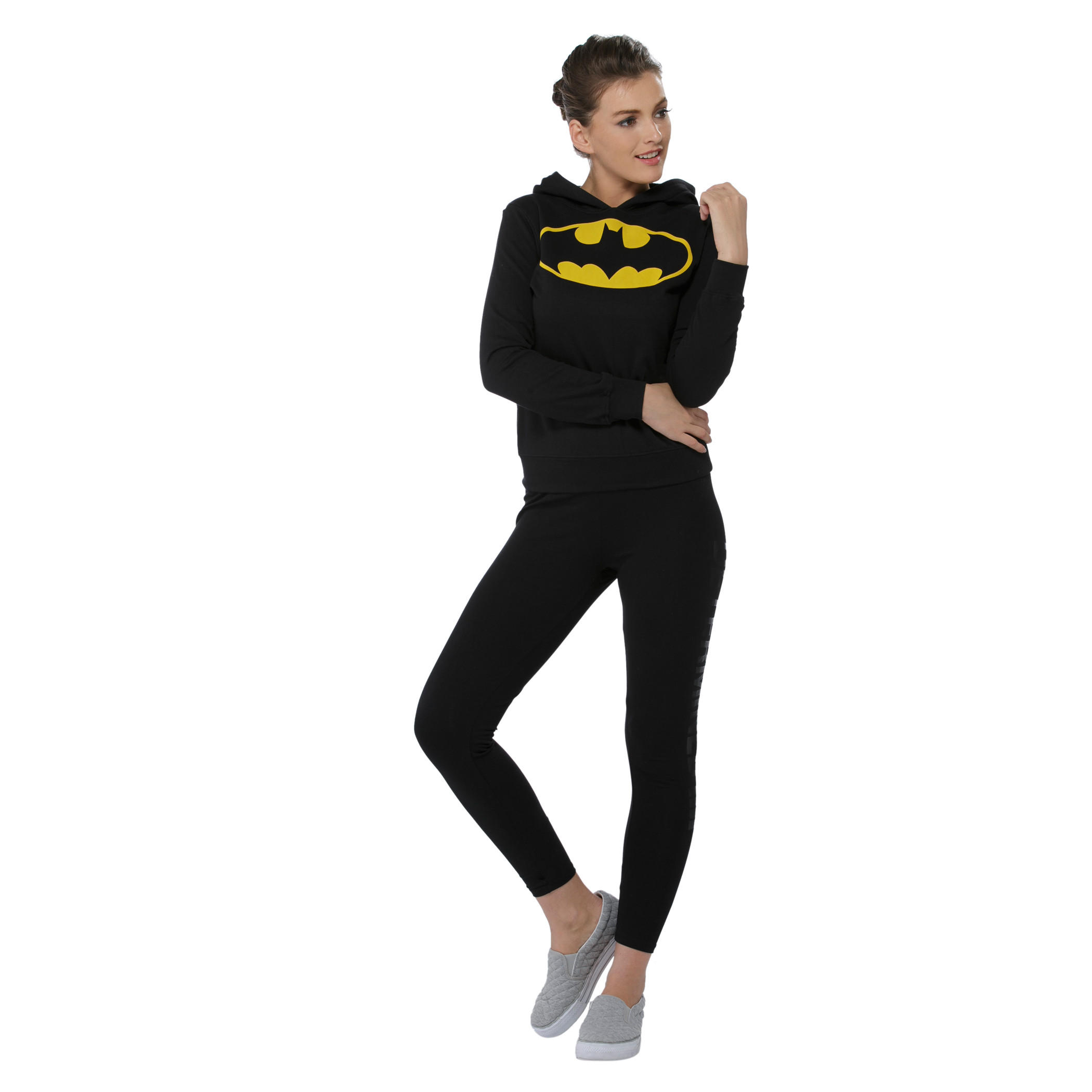 Batman Print Hooded Sweatshirt-women-winterwear-hoodiesandsweatshirts-hoodies-image-1