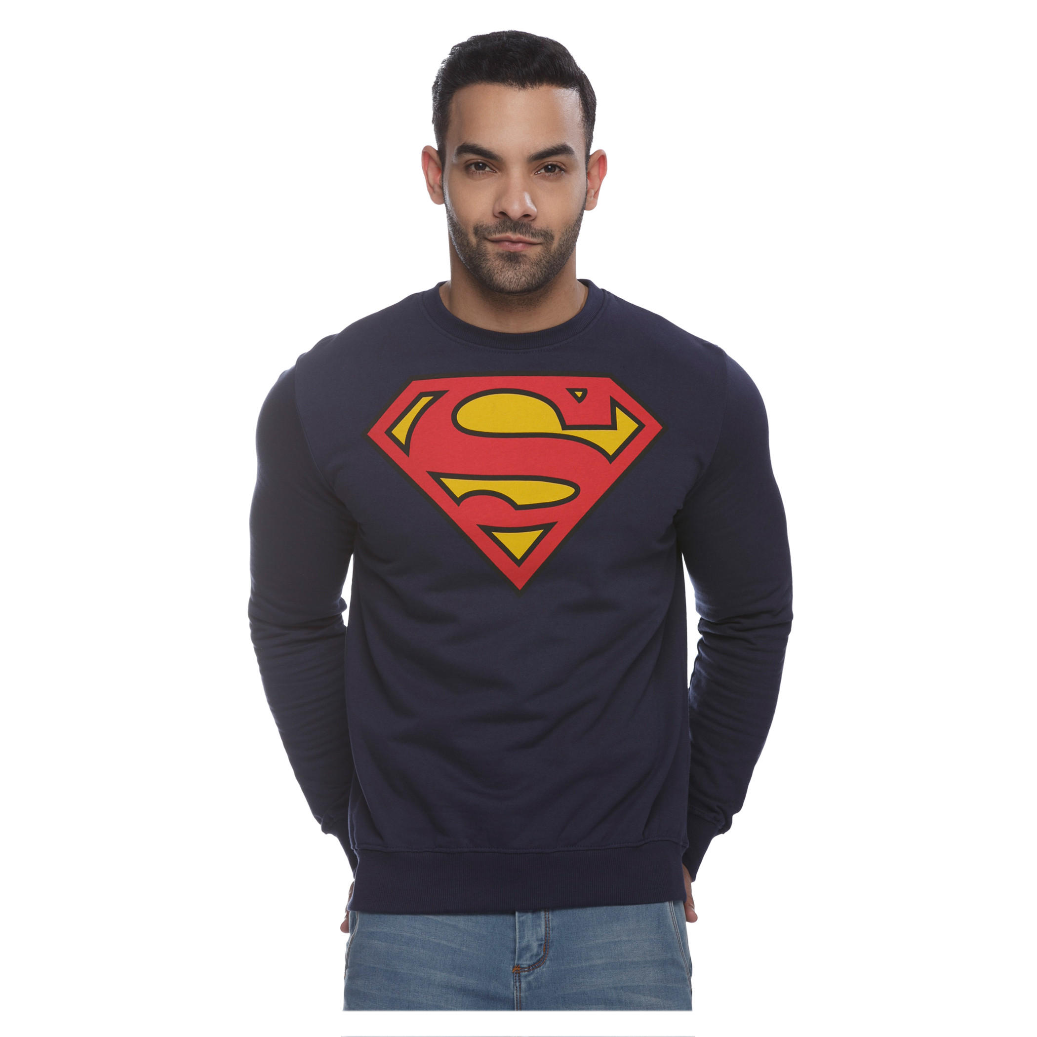 Superman Printed Sweatshirt-men-winterwear-hoodiesandsweatshirts-image-1