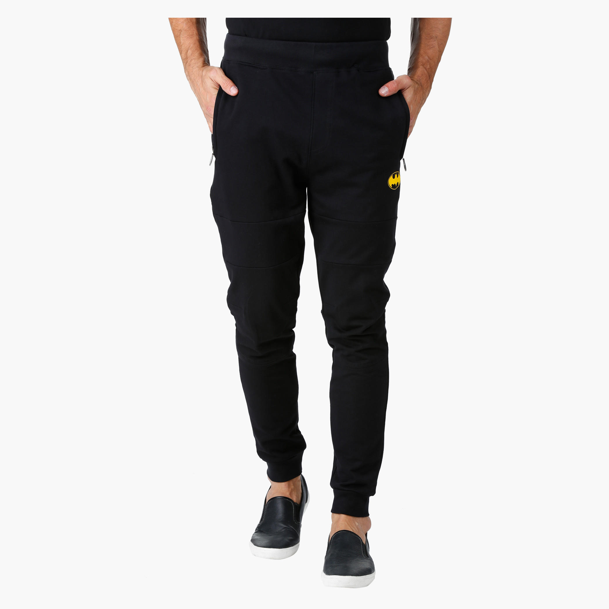 Batman Theme Cotton Joggers in Regular Fit-men-clothing-bottoms-joggers-image-1