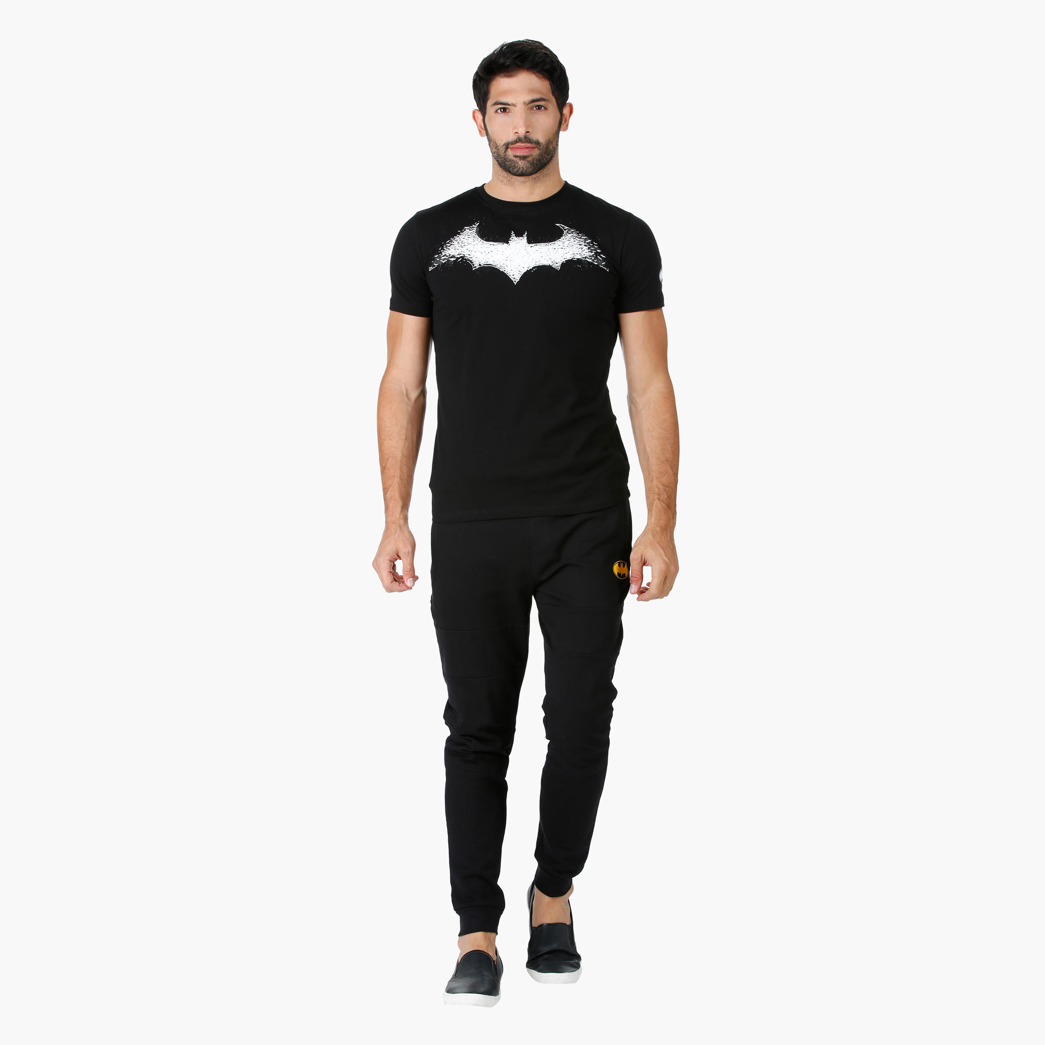Batman Theme Cotton Joggers in Regular Fit-men-clothing-bottoms-joggers-image-5