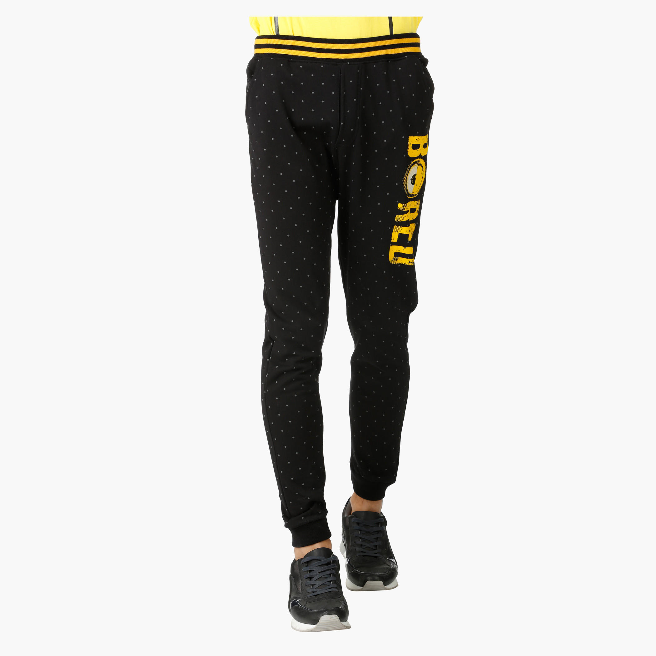 Polka Dots Cuff Pants-men-clothing-bottoms-joggers-image-1