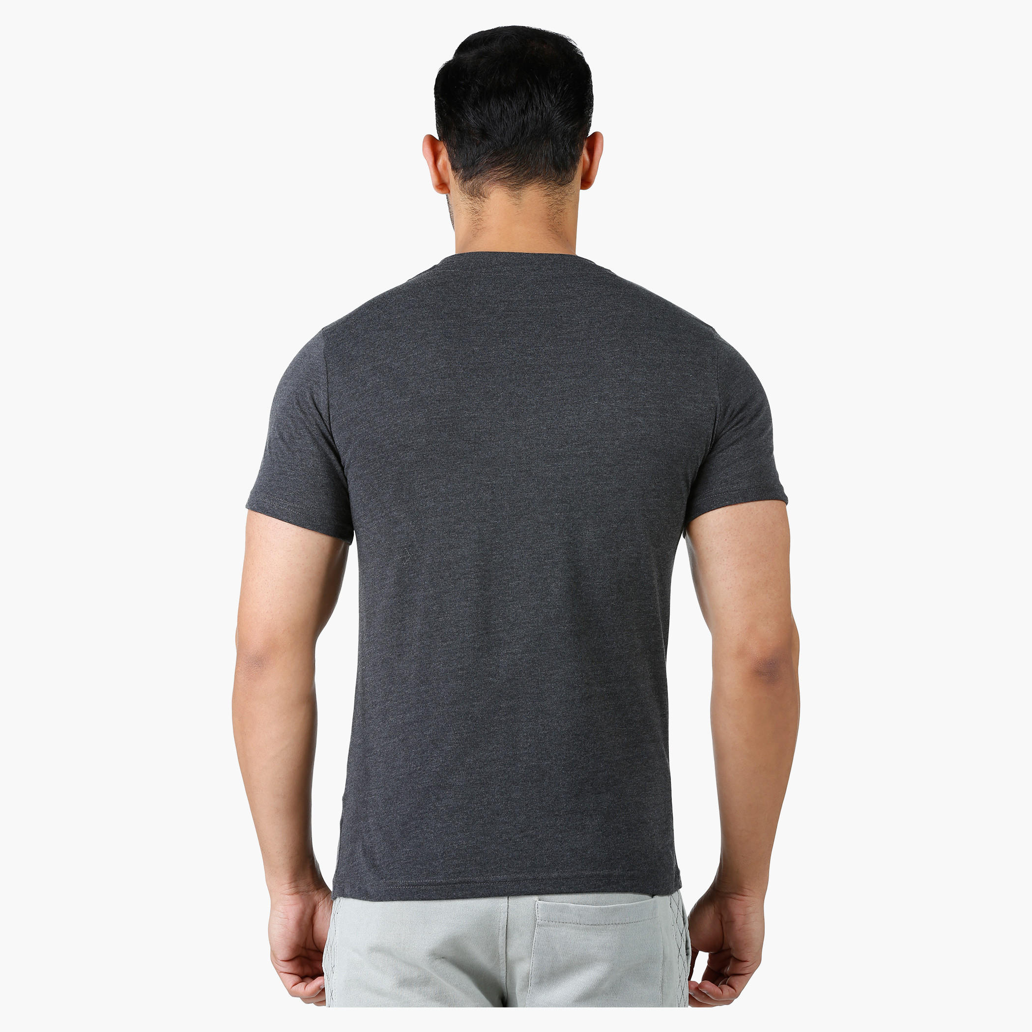 Superman Print T-Shirt with Round Neck and Short Sleeves-men-clothing-tshirtsandpolos-tshirts-image-2