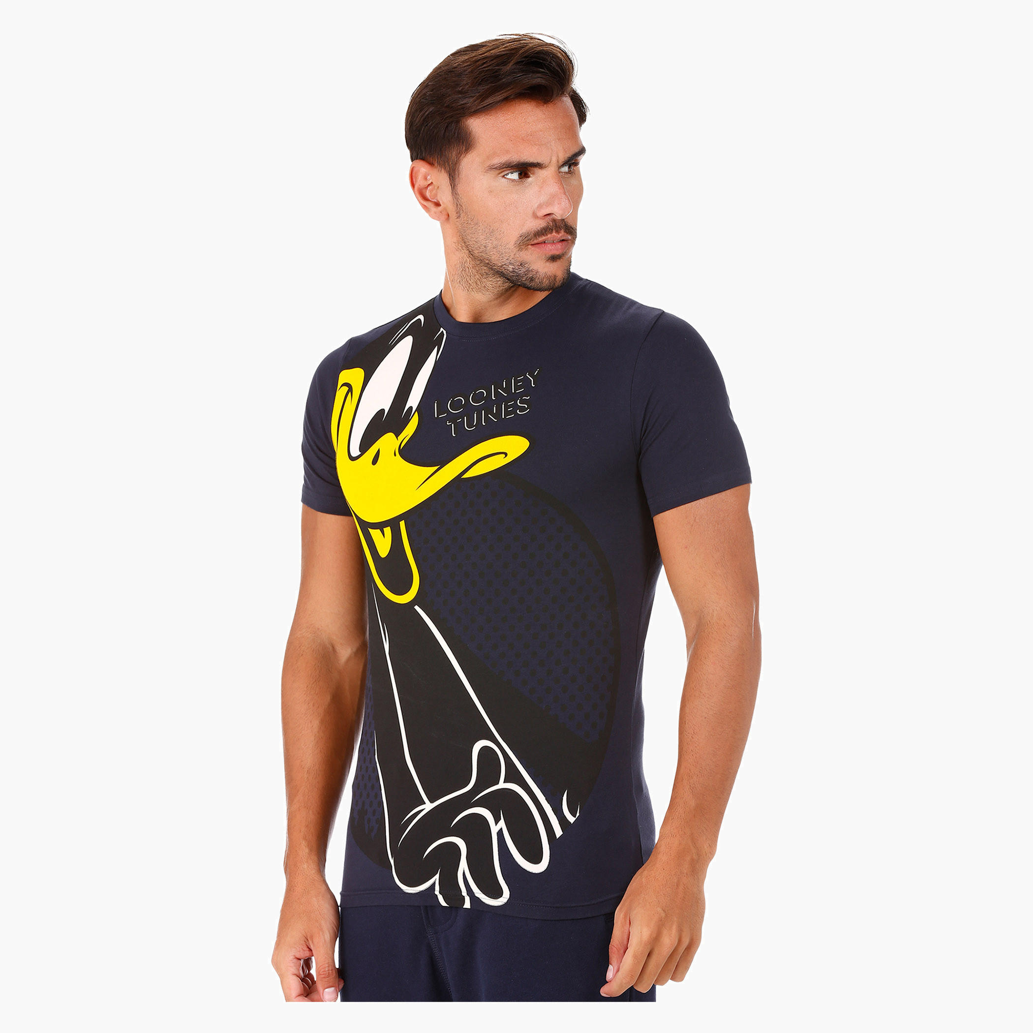 Looney Tunes Print T-Shirt with Round neck and Half Sleeves-men-clothing-tshirtsandpolos-tshirts-image-3
