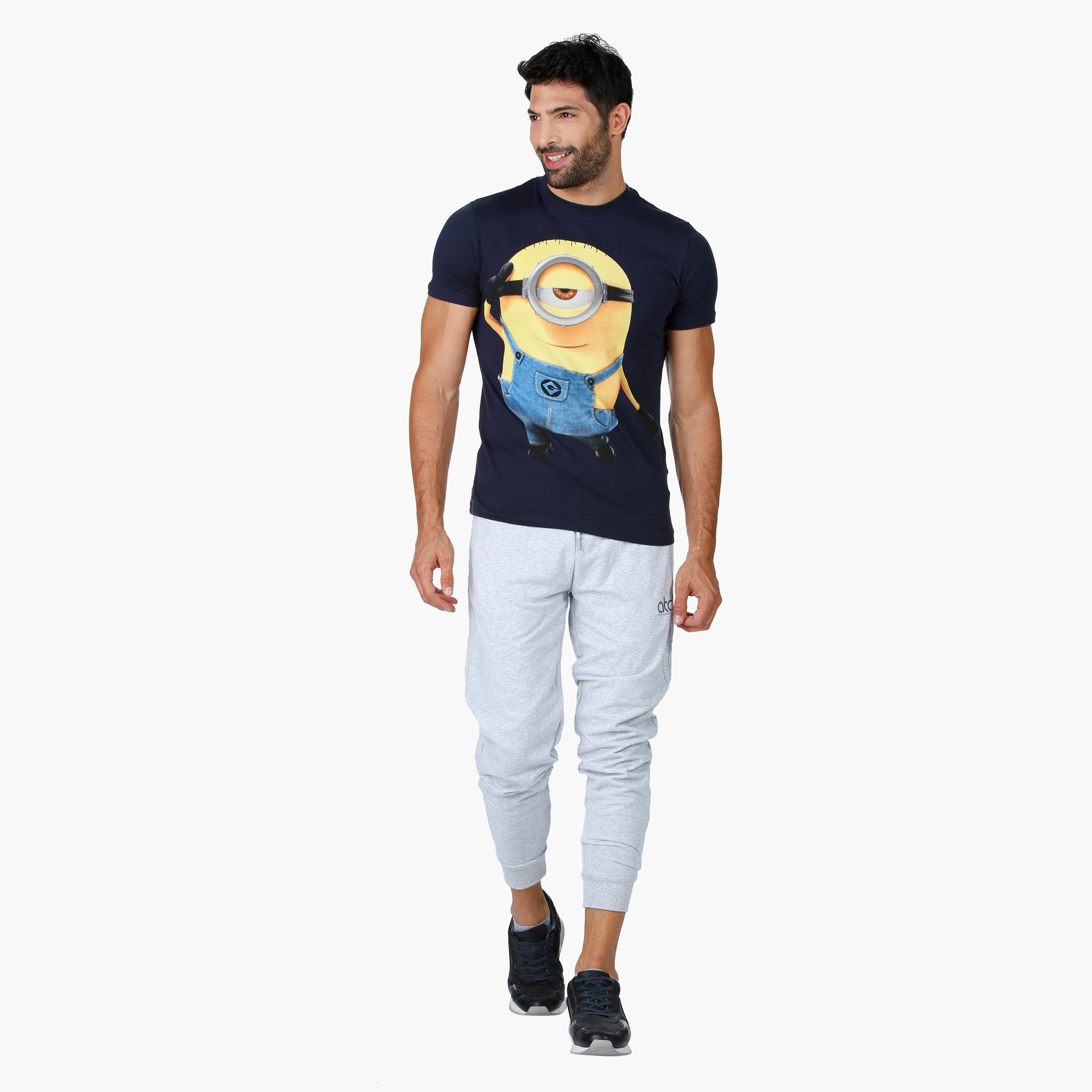 Despicable Me Theme Printed T-Shirt with Round neck and Half Sleeves-men-clothing-tshirtsandpolos-tshirts-image-5