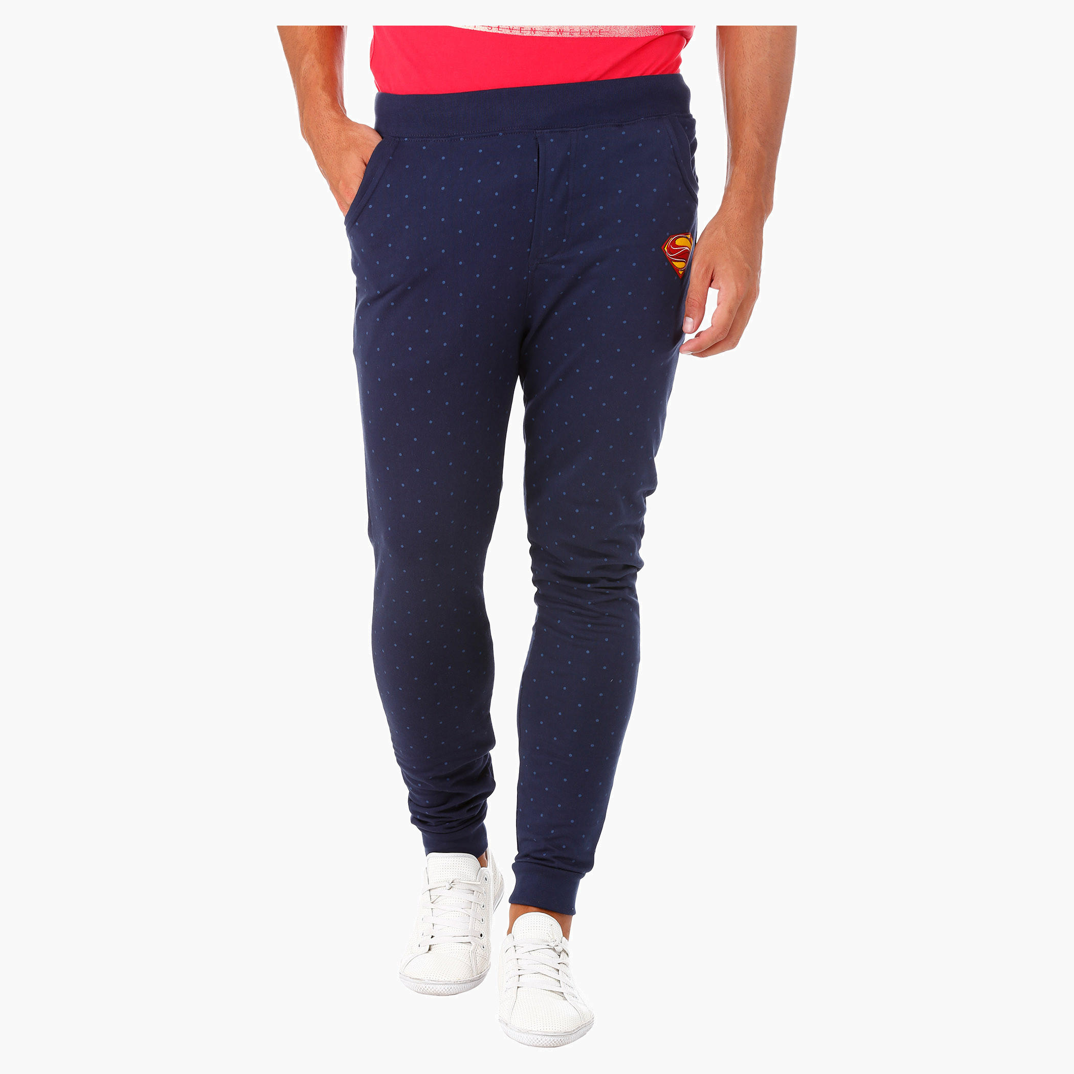 Superman Printed Cotton Jogger Trousers-men-clothing-bottoms-joggers-image-1