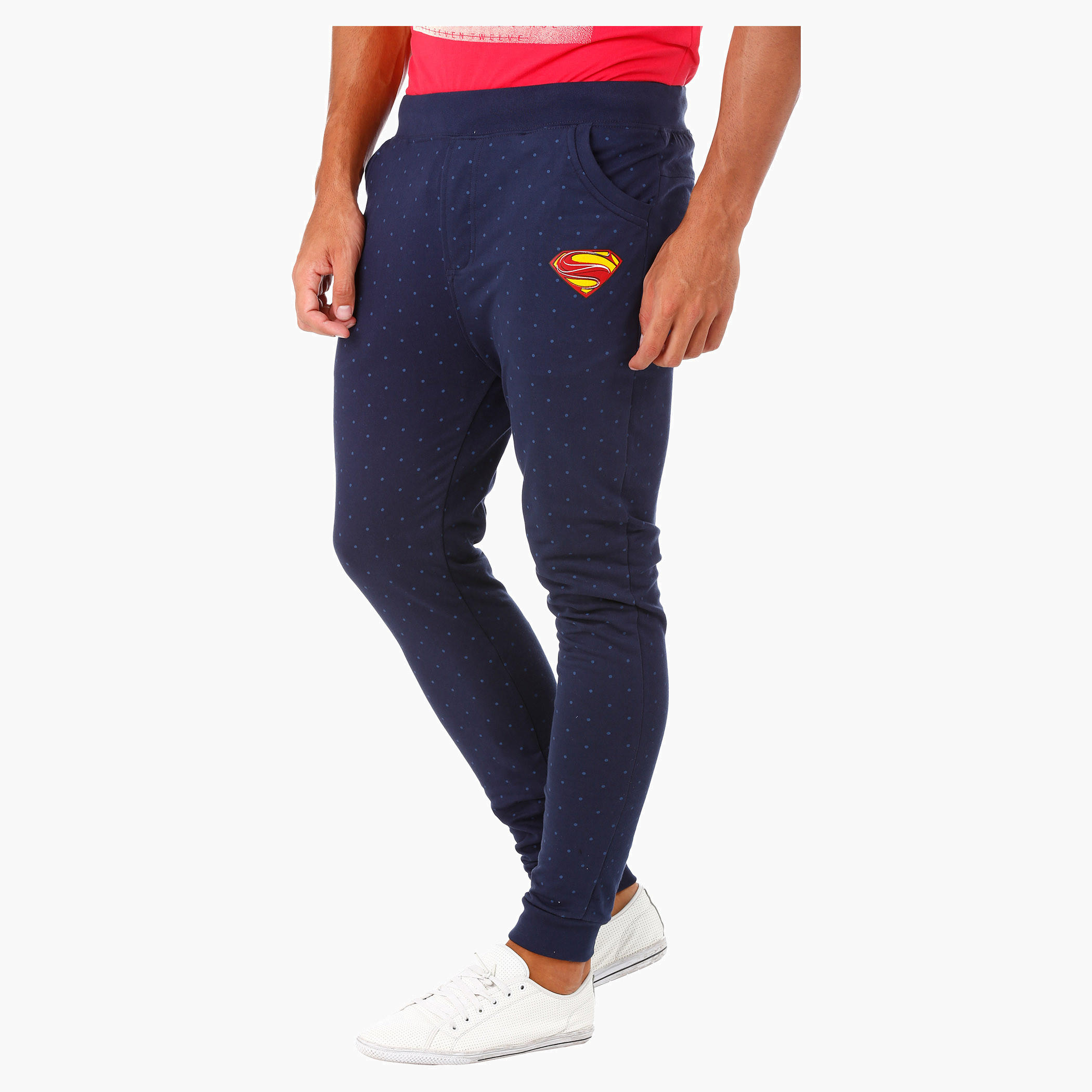 Superman Printed Cotton Jogger Trousers-men-clothing-bottoms-joggers-image-3