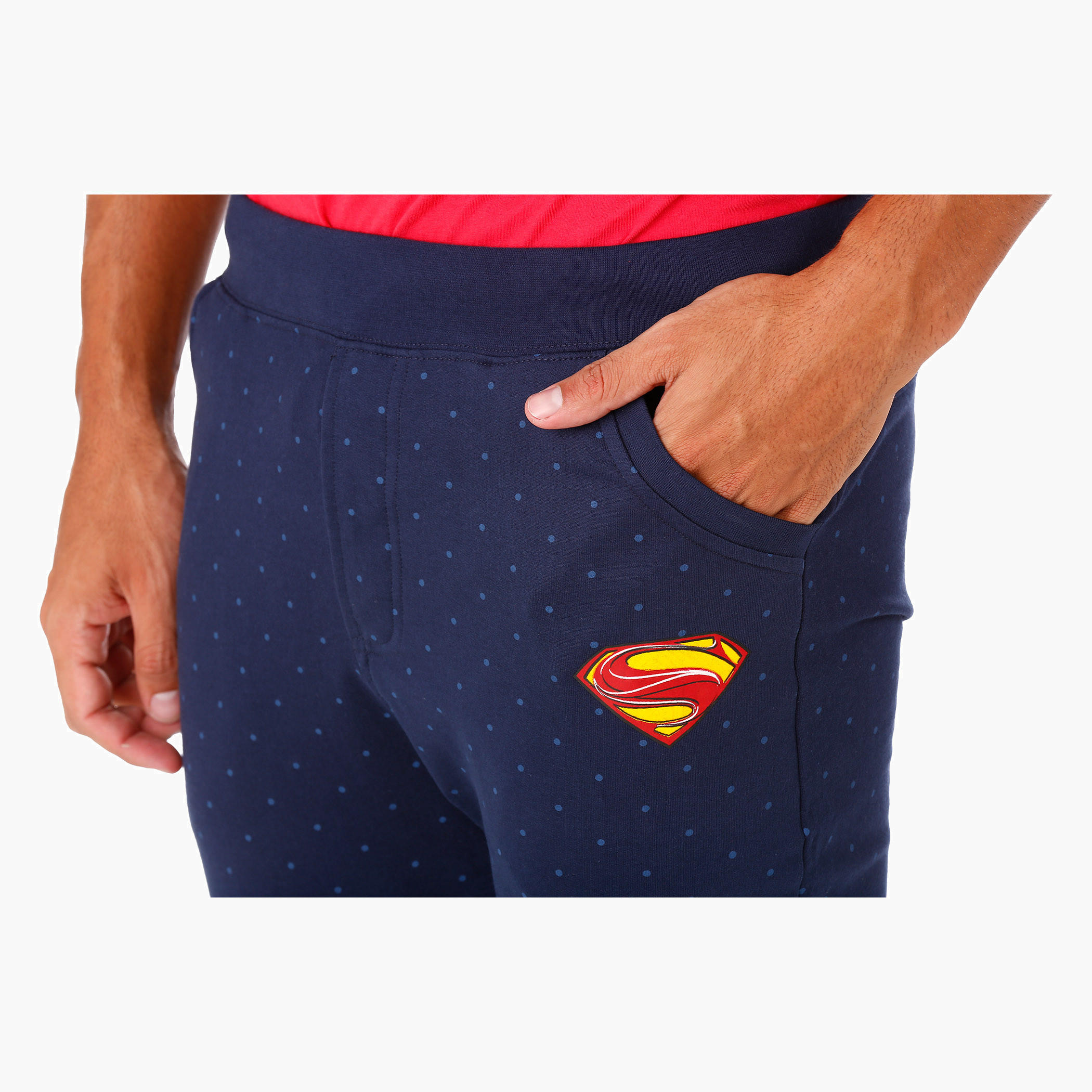 Superman Printed Cotton Jogger Trousers-men-clothing-bottoms-joggers-image-4