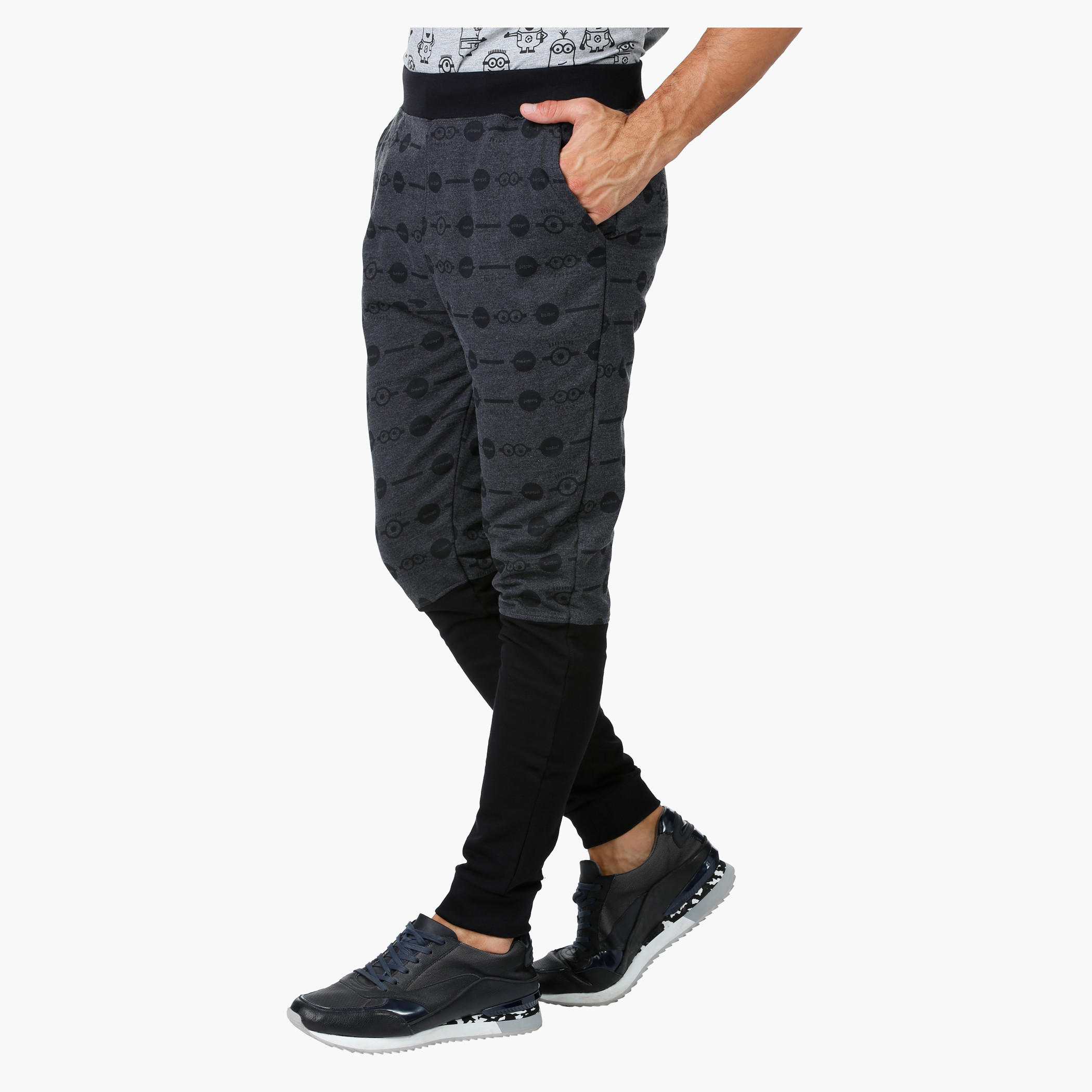 Despicable Me Theme Knitted Joggers-men-clothing-bottoms-joggers-image-3