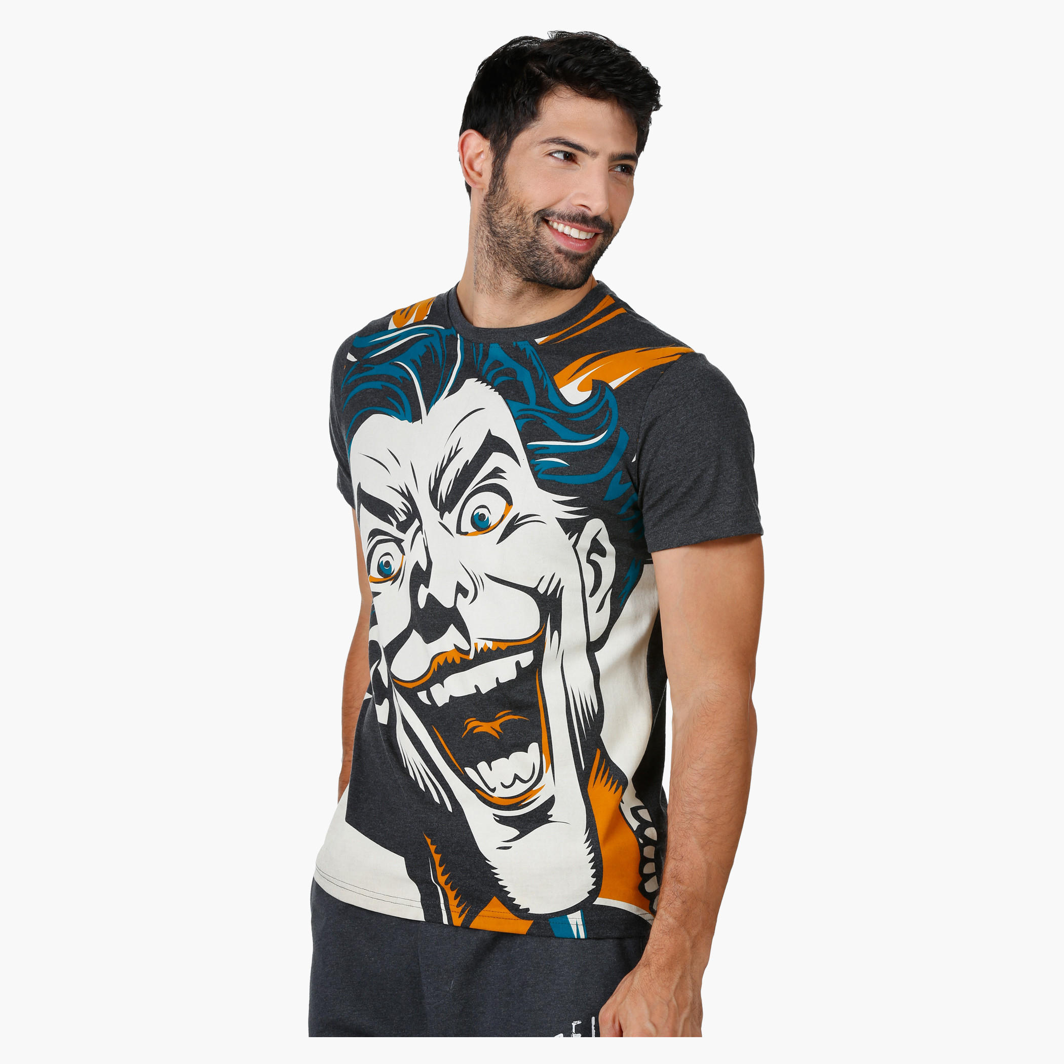Printed T-Shirt with Round Neck and Short Sleeves-men-clothing-tshirtsandpolos-tshirts-image-3