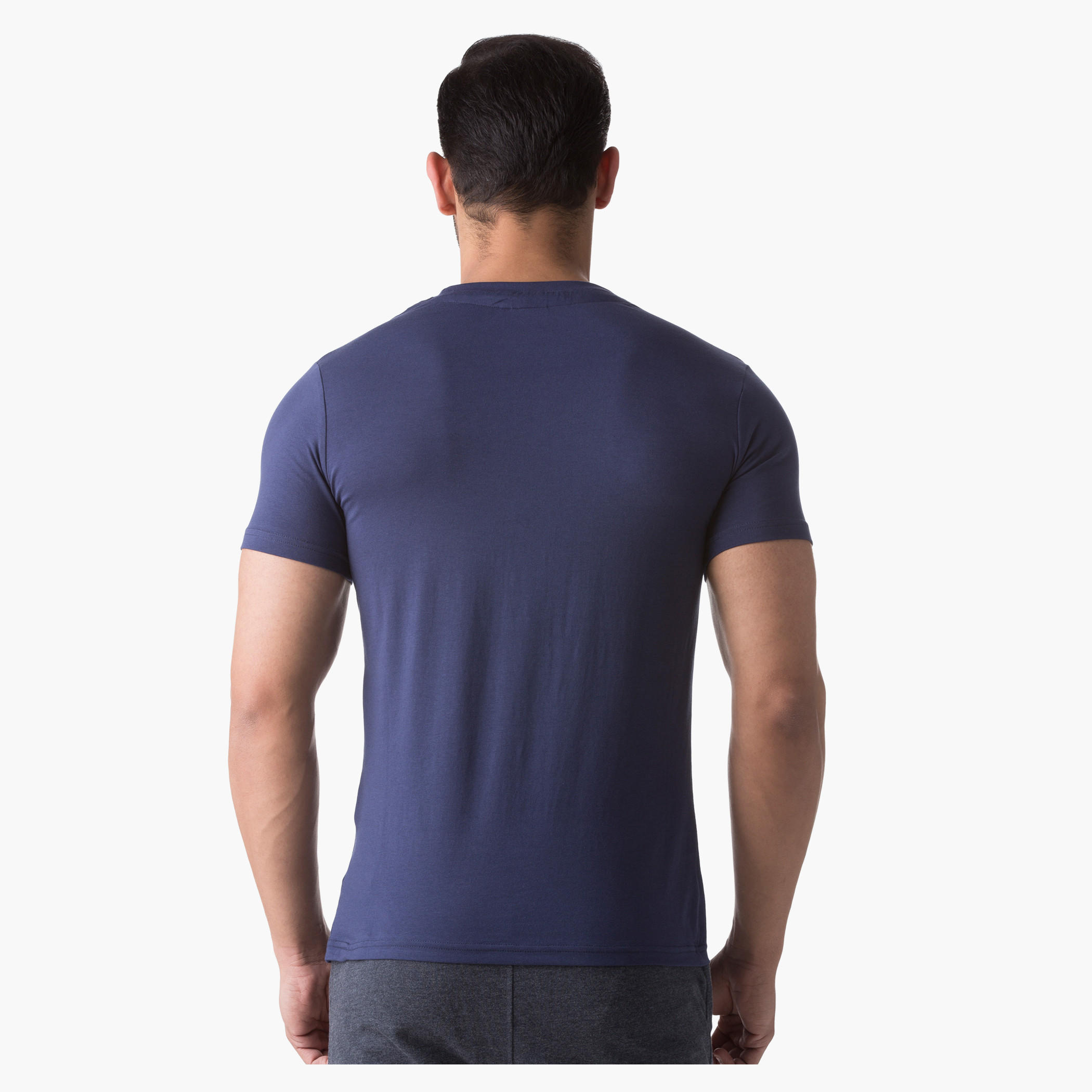 Superman Print T-Shirt with Round Neck and Half Sleeves-men-clothing-tshirtsandpolos-tshirts-image-2
