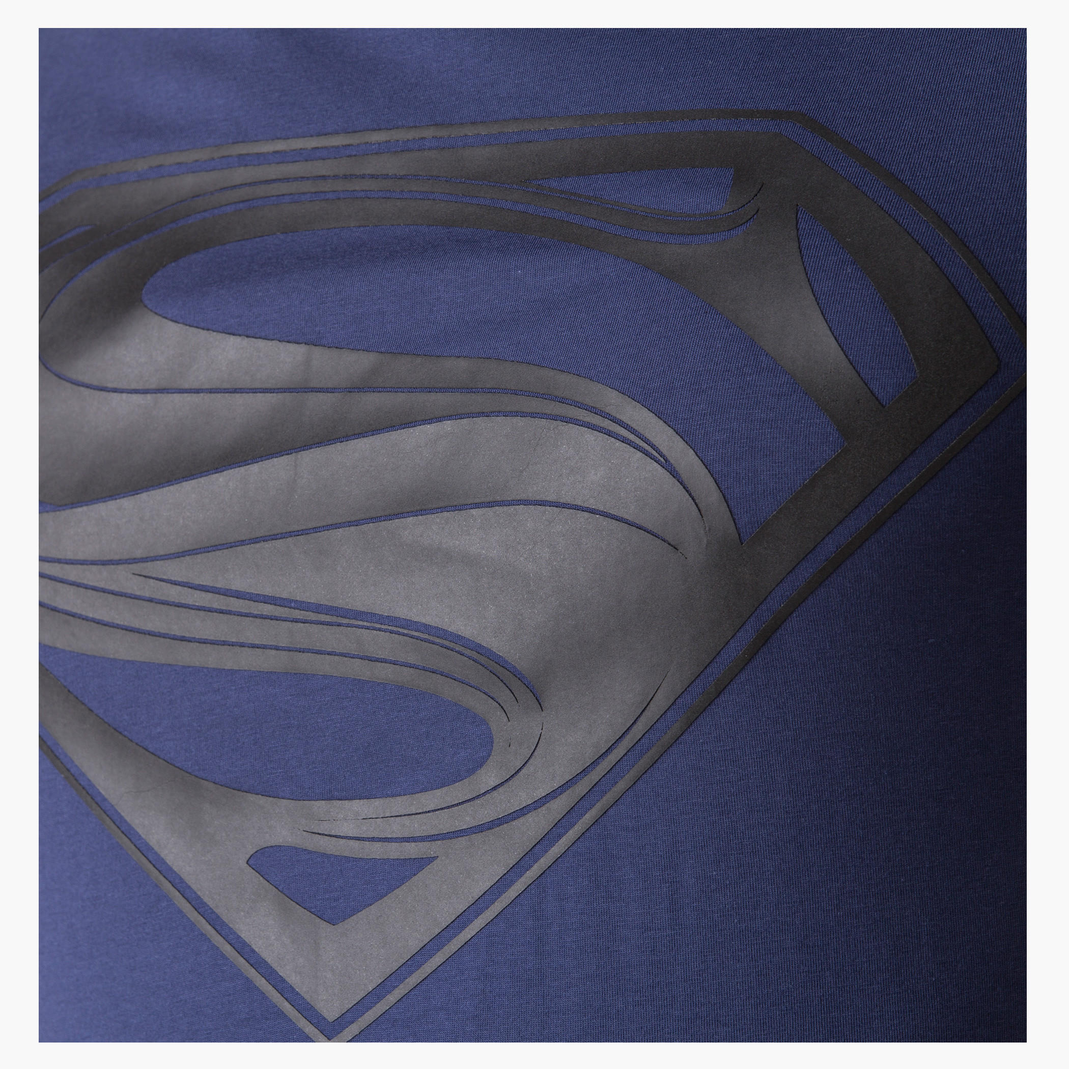 Superman Print T-Shirt with Round Neck and Half Sleeves-men-clothing-tshirtsandpolos-tshirts-image-4