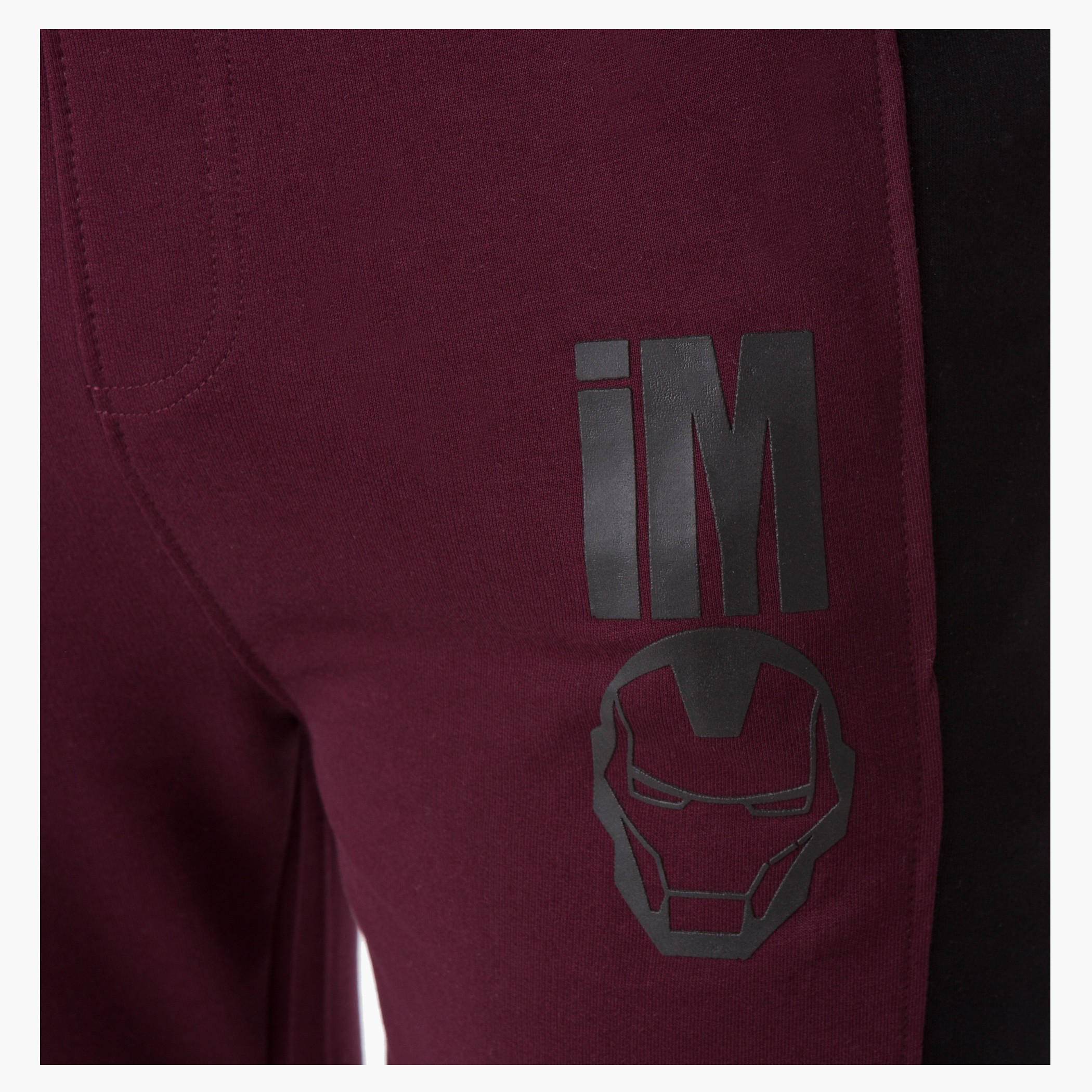 Iron Man Print Jog Pants in Slim Fit-men-clothing-bottoms-joggers-image-4