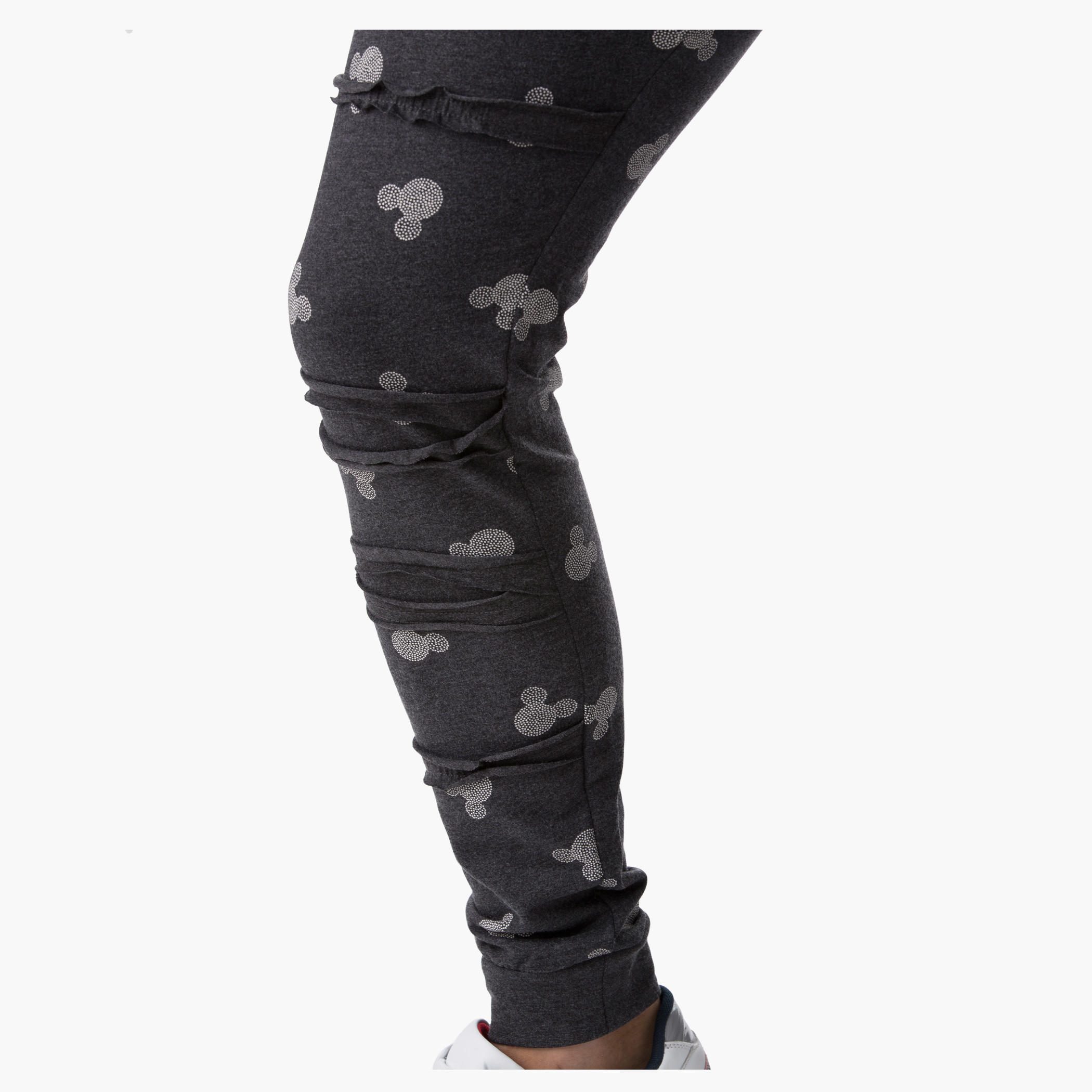 Mickey Mouse Print Jog Pants in Slim Fit-men-clothing-bottoms-joggers-image-4