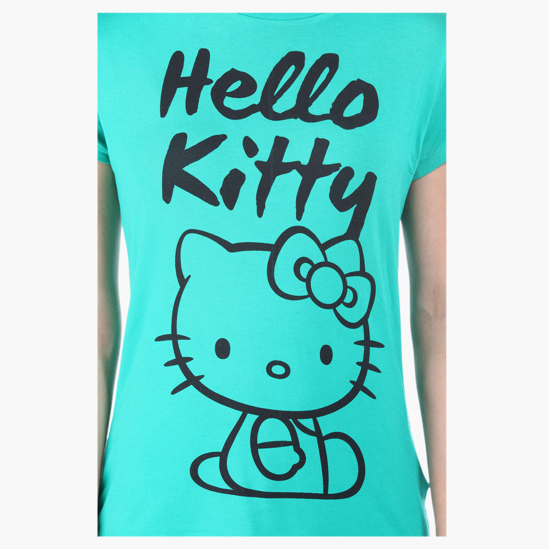 Hello Kitty Printed T-shirt-women-clothing-tshirts-image-4