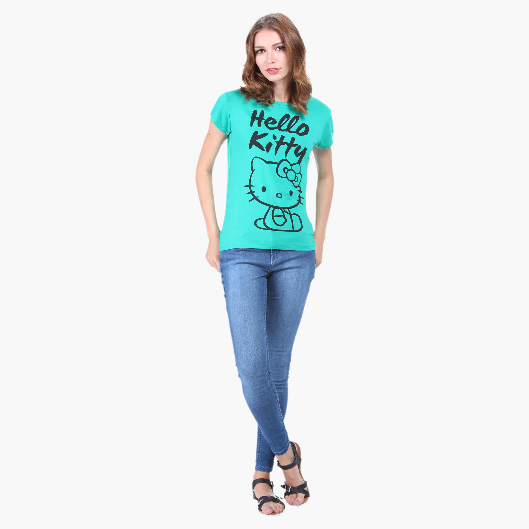Hello Kitty Printed T-shirt-women-clothing-tshirts-image-5