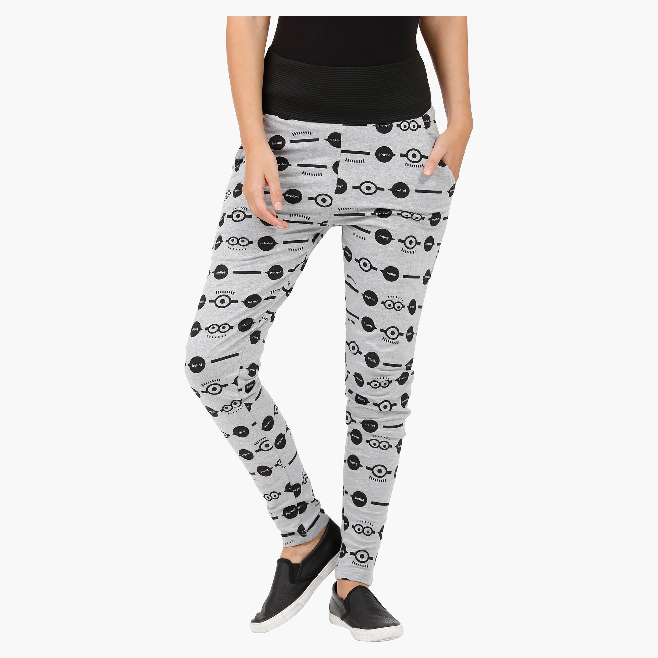 Minion Print Jog Pants-women-clothing-bottoms-joggers-image-5