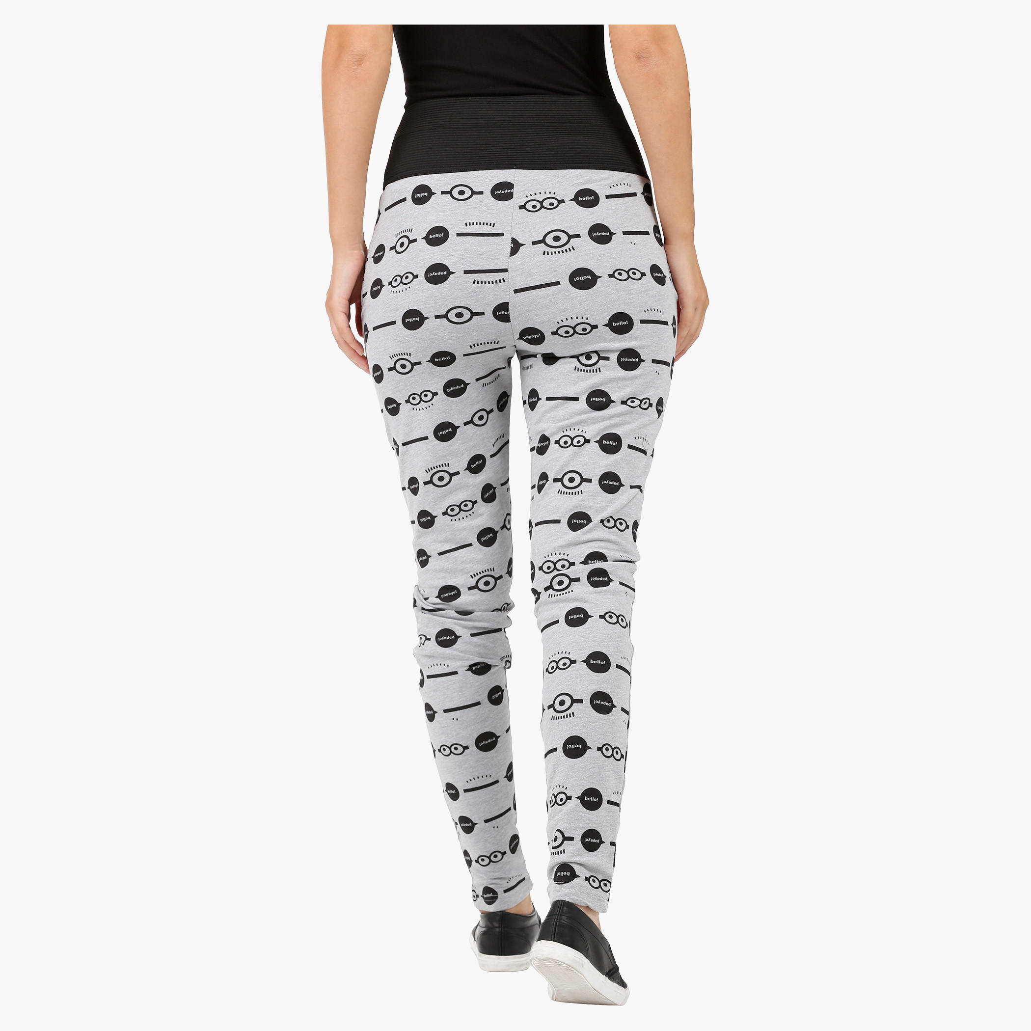 Minion Print Jog Pants-women-clothing-bottoms-joggers-image-2