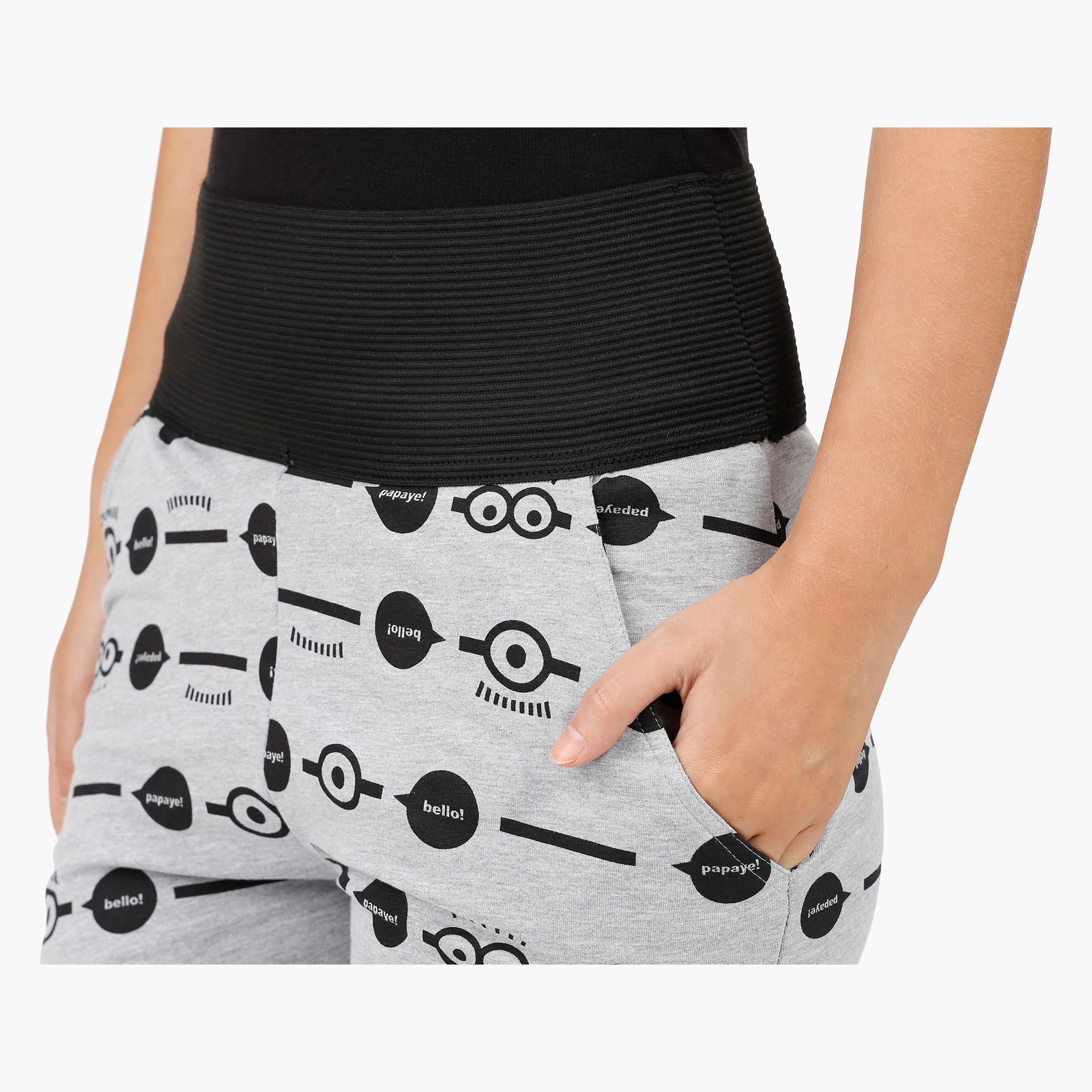 Minion Print Jog Pants-women-clothing-bottoms-joggers-image-4