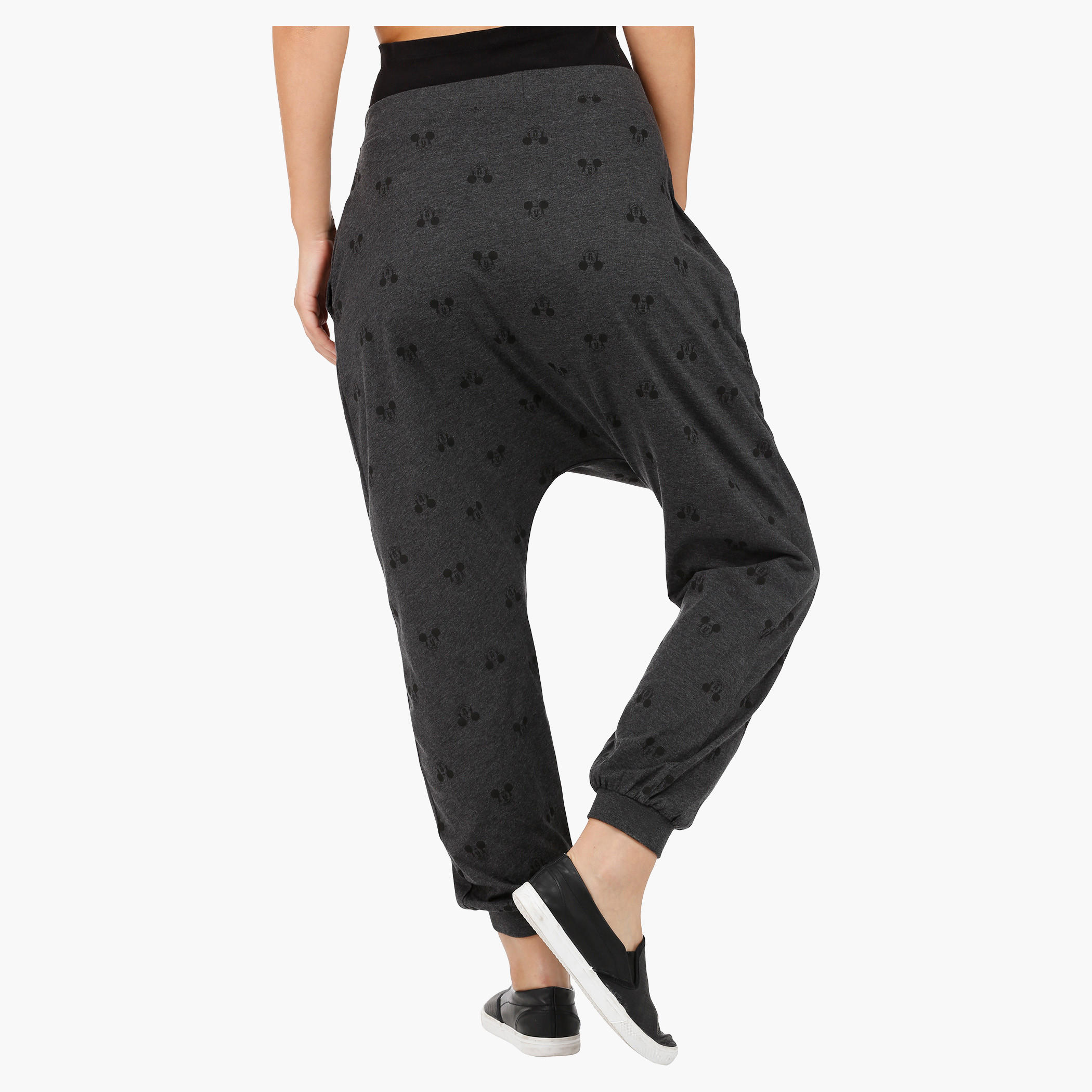 Minnie Mouse Print Jog Pants-women-clothing-bottoms-joggers-image-2