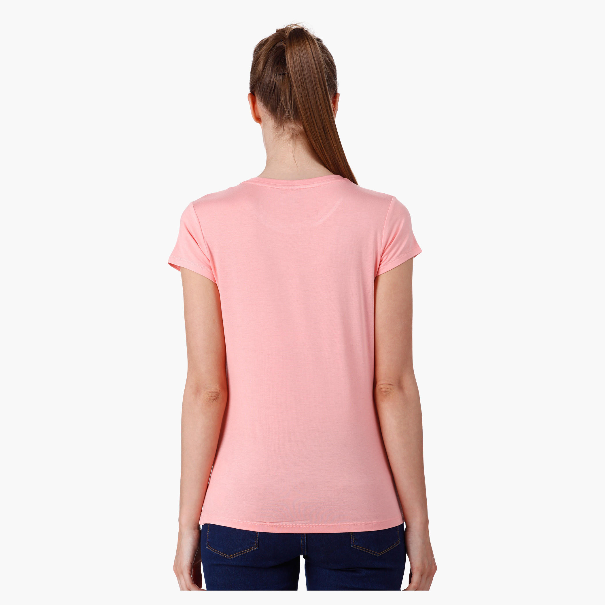 Angry Birds Printed T-Shirt with Half Sleeves in Regular Fit-women-clothing-tshirts-image-2
