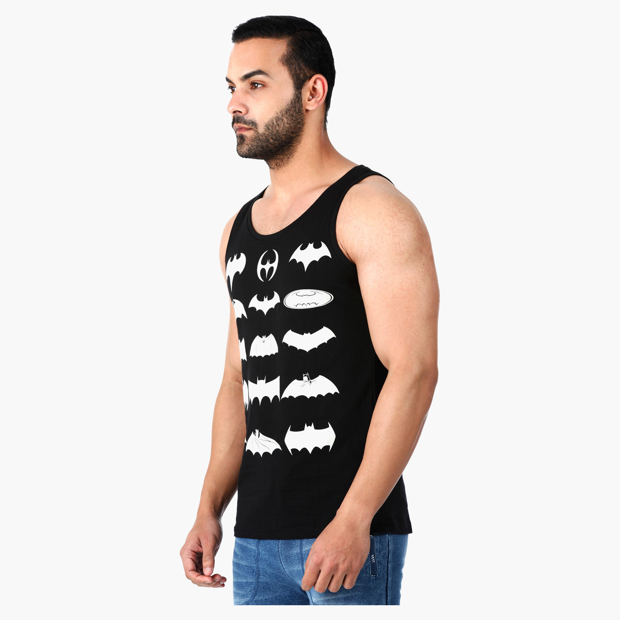 Batman Print Basic Vest in Regular Fit-men-clothing-tshirtsandpolos-vests-image-3