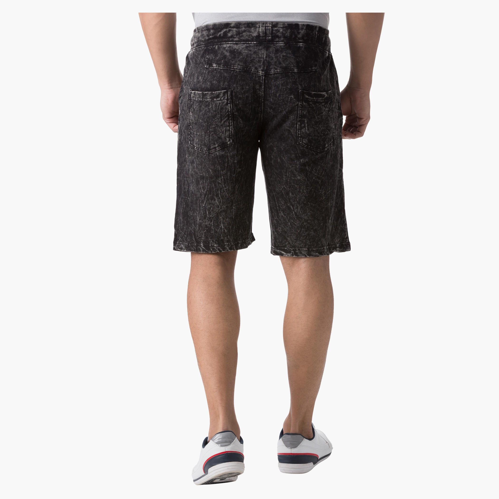 Captain America Cotton Shorts in Slim Fit-men-clothing-bottoms-shorts-image-2