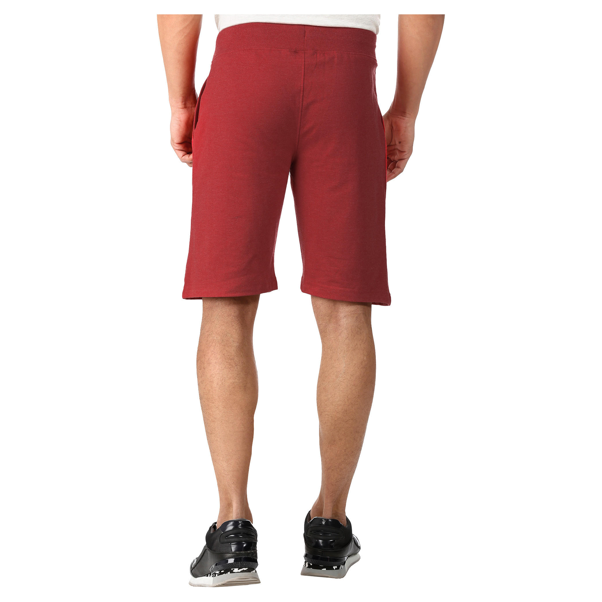 Batman Print Knit Shorts in Regular Fit-men-clothing-bottoms-shorts-image-2