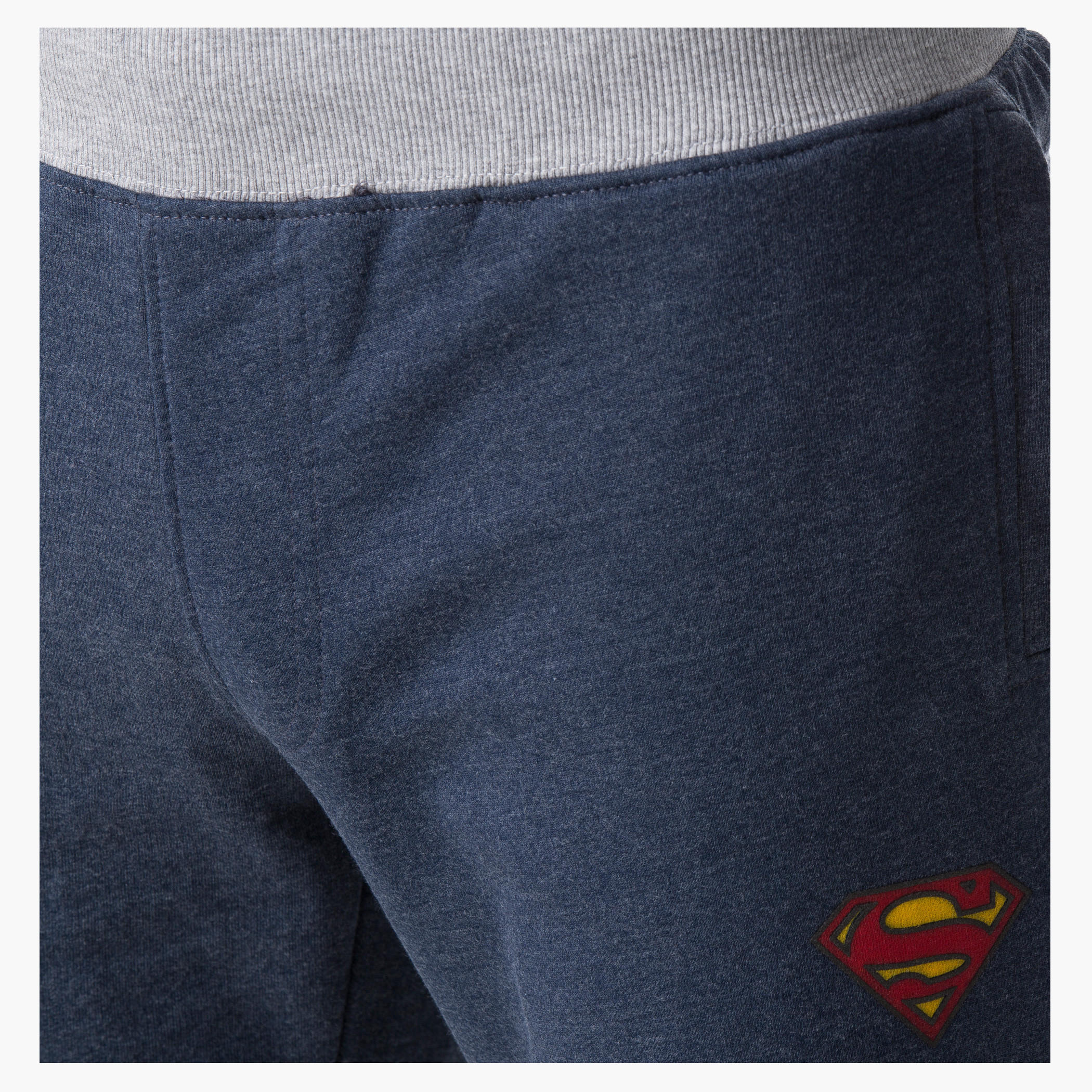 Superman Print Shorts in Slim Fit-men-clothing-bottoms-shorts-image-4
