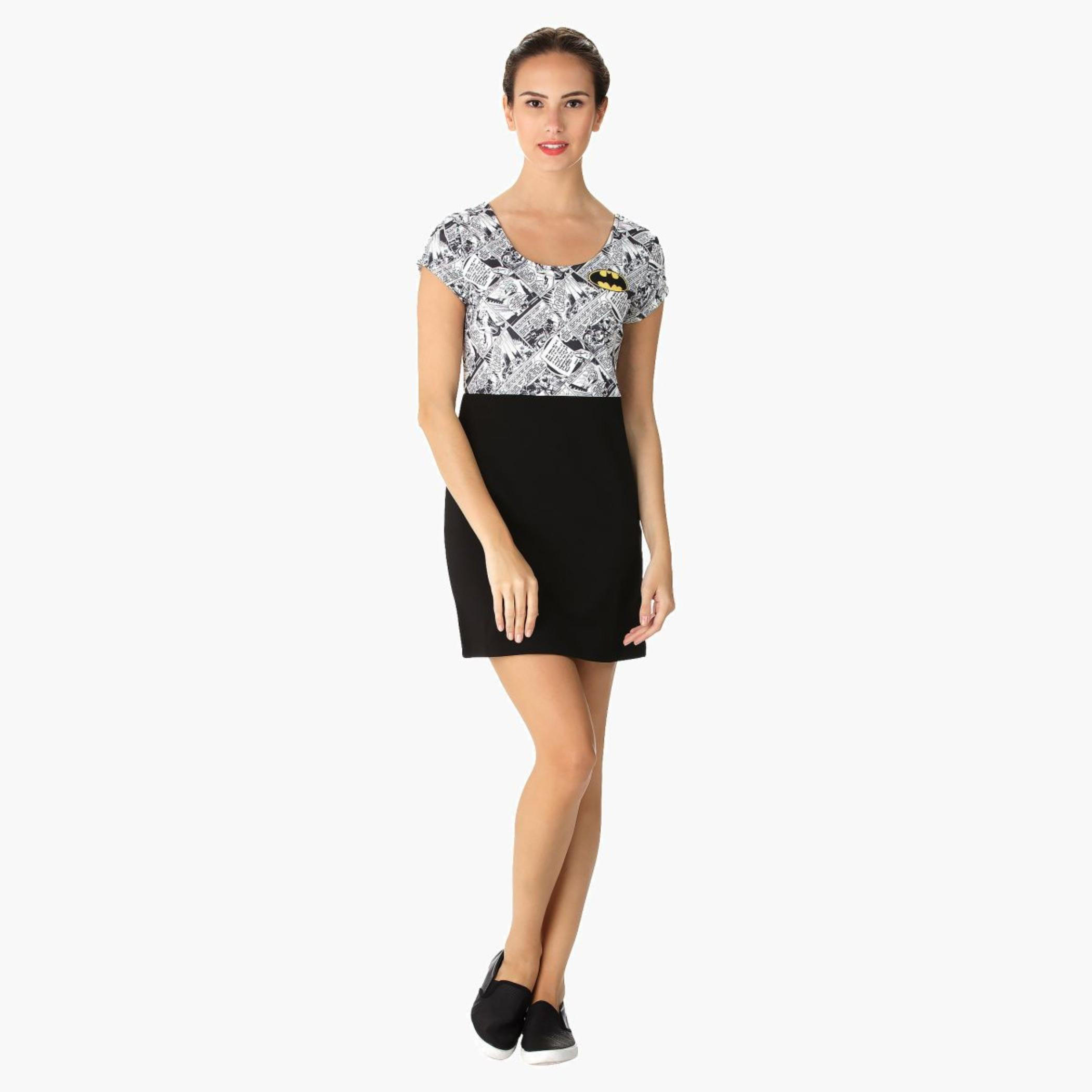 Bodycon Dress With Batman Print-women-clothing-dresses-image-5