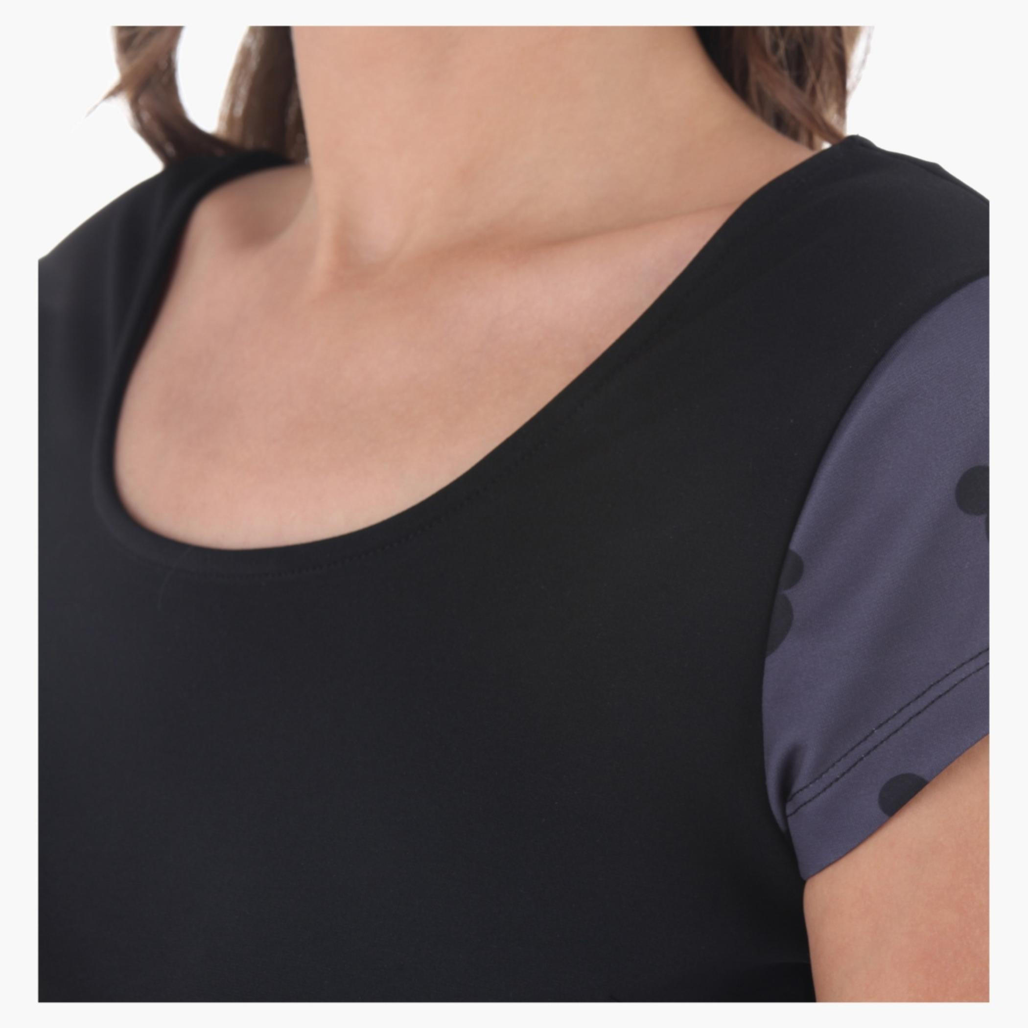 Mickey Mouse Dual-tone Dress-women-clothing-dresses-image-4