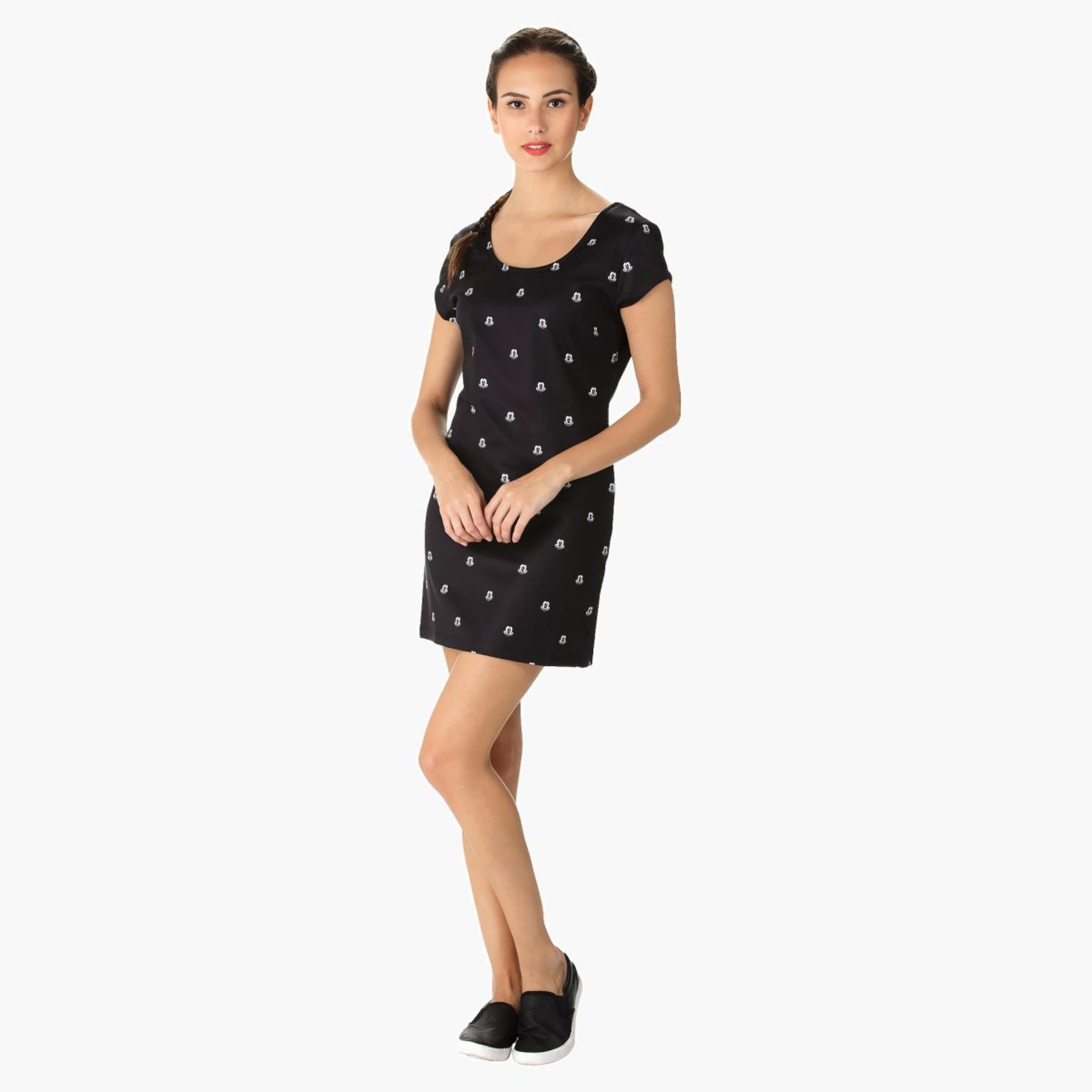 Mickey Mouse Print Dress-women-clothing-dresses-image-5