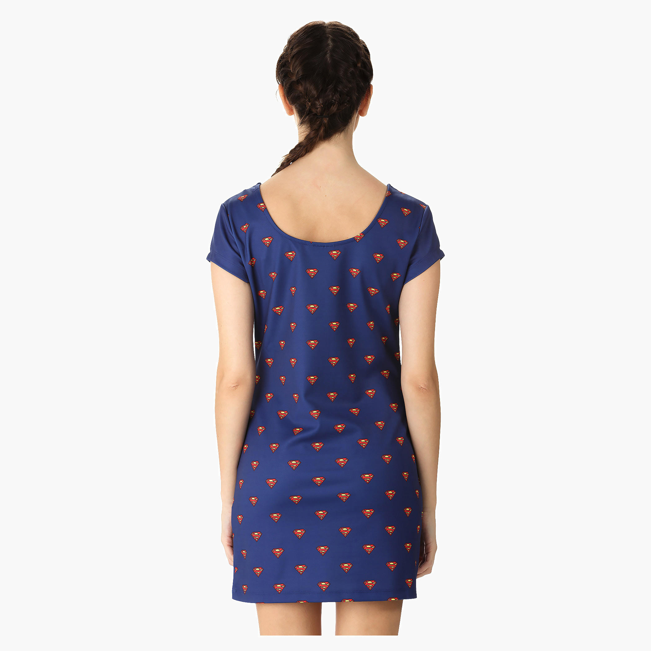 Superman Print Dress-women-clothing-dresses-image-2