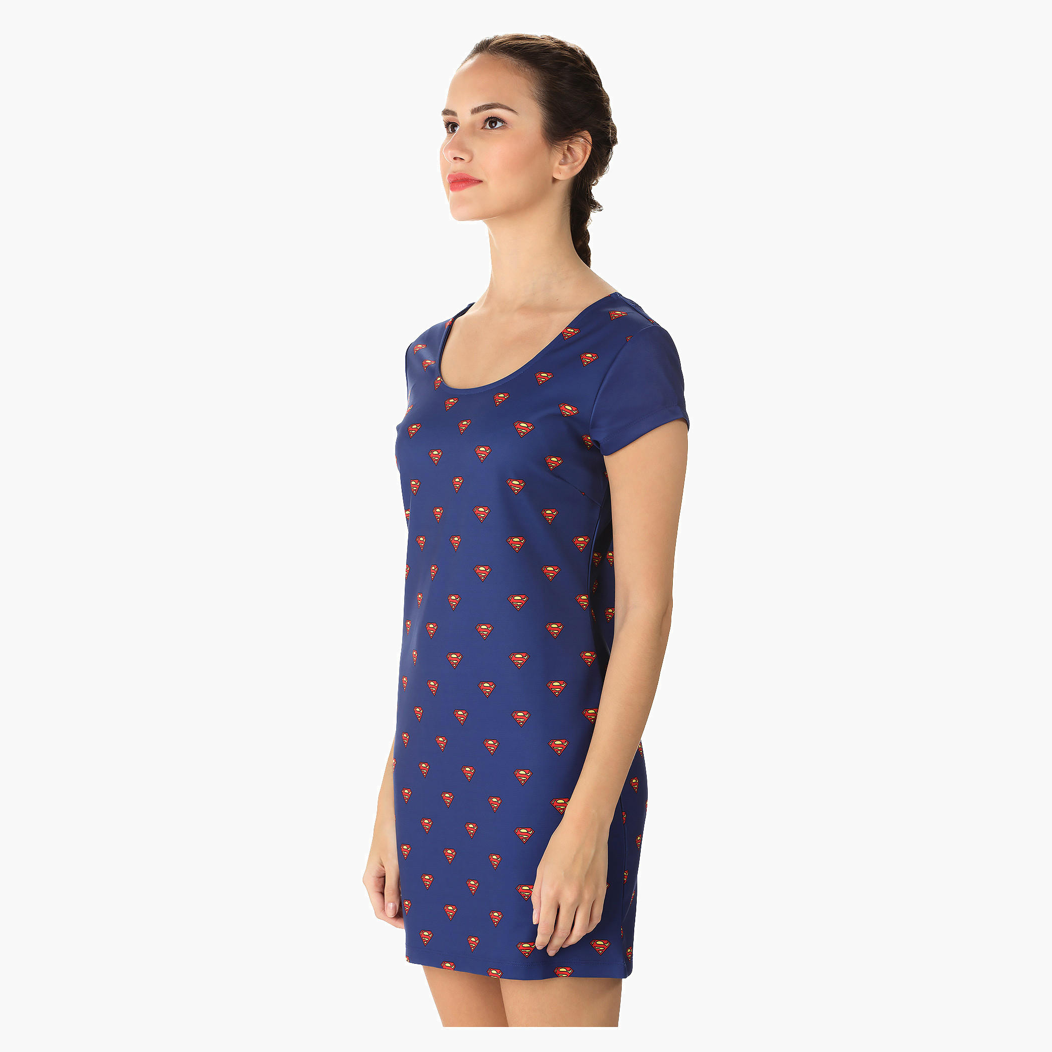Superman Print Dress-women-clothing-dresses-image-3
